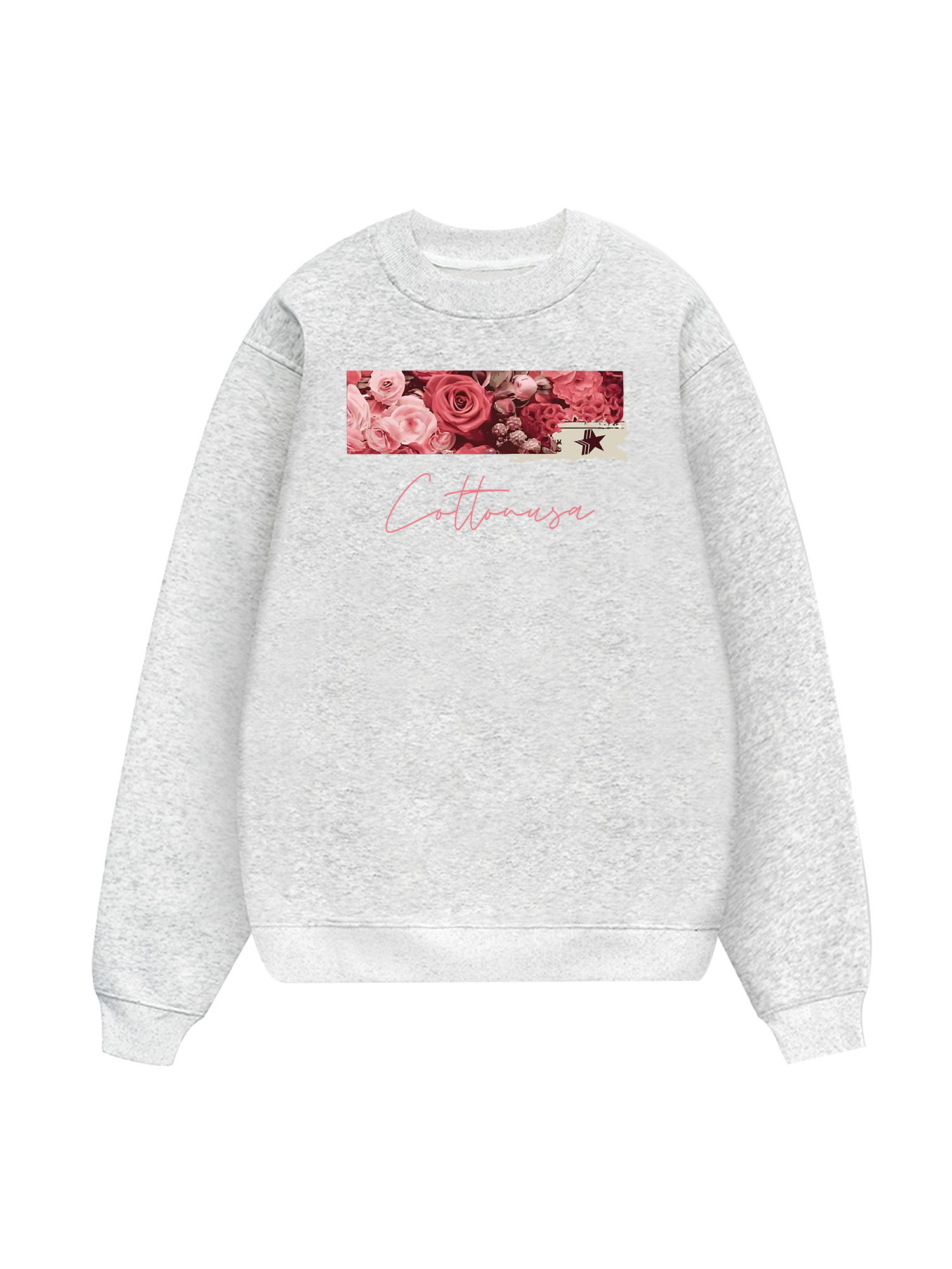 Trending Floral Cotton Usa Sweater