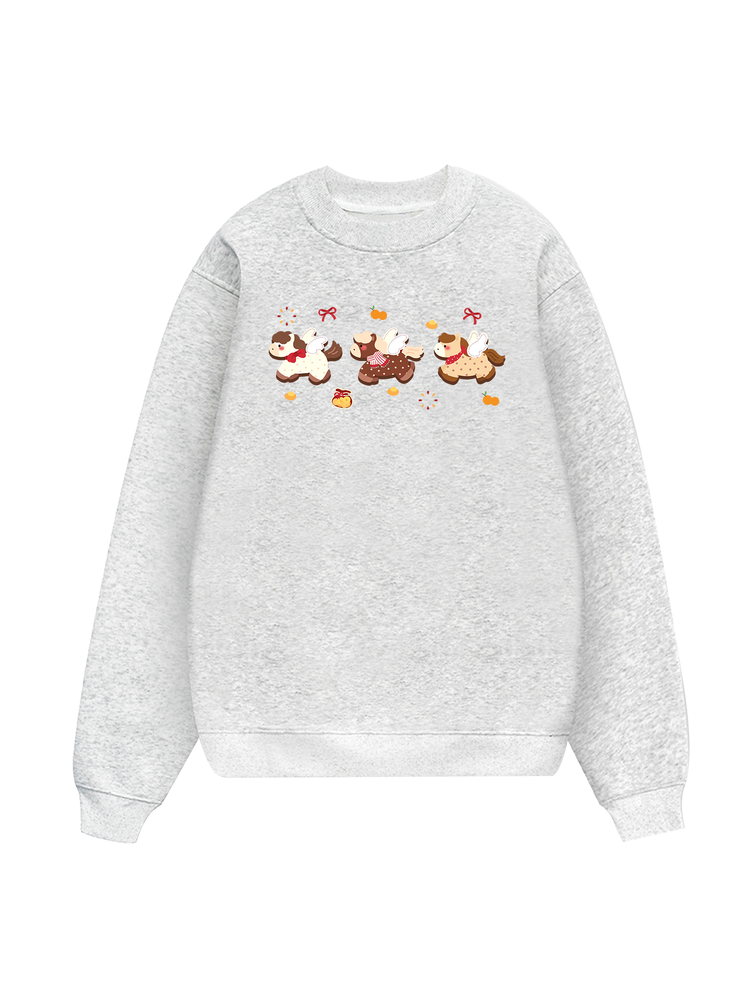 Tết Bính Ngọ  3 Bé Ngựa Sweater