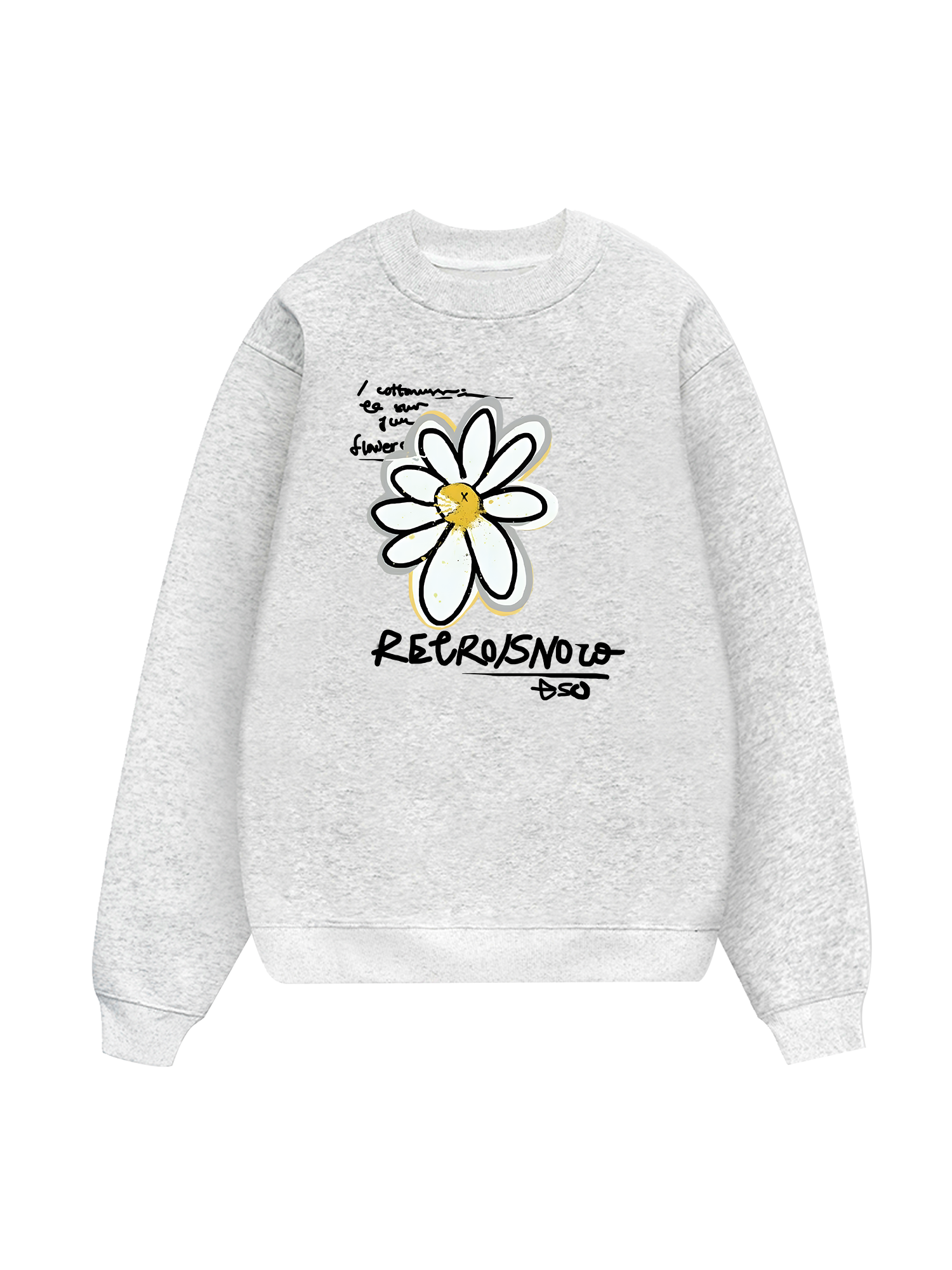 Cotton Usa Daisy Flower Sweater