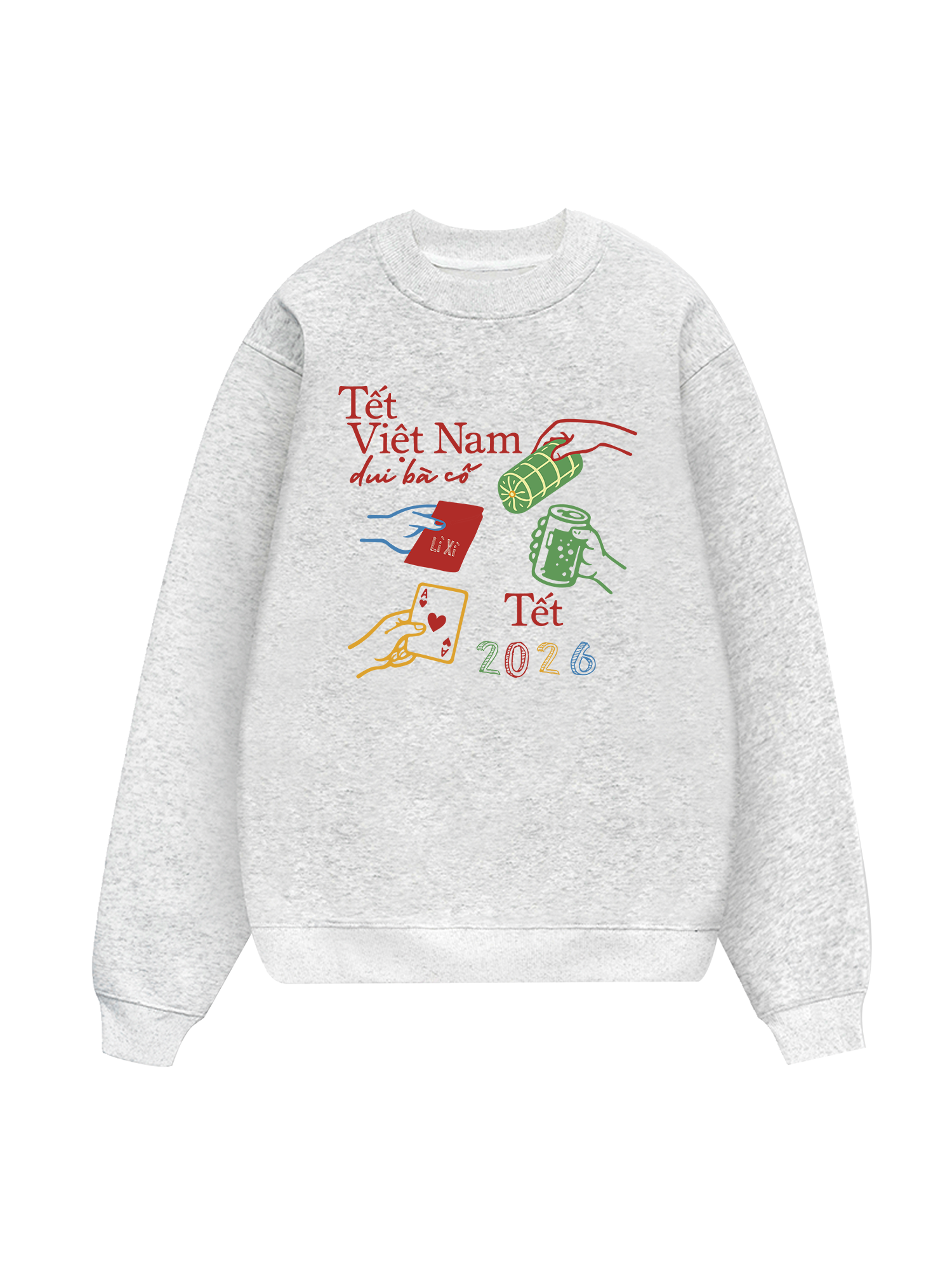 Tết Việt Nam Dui Bà Cố Sweater