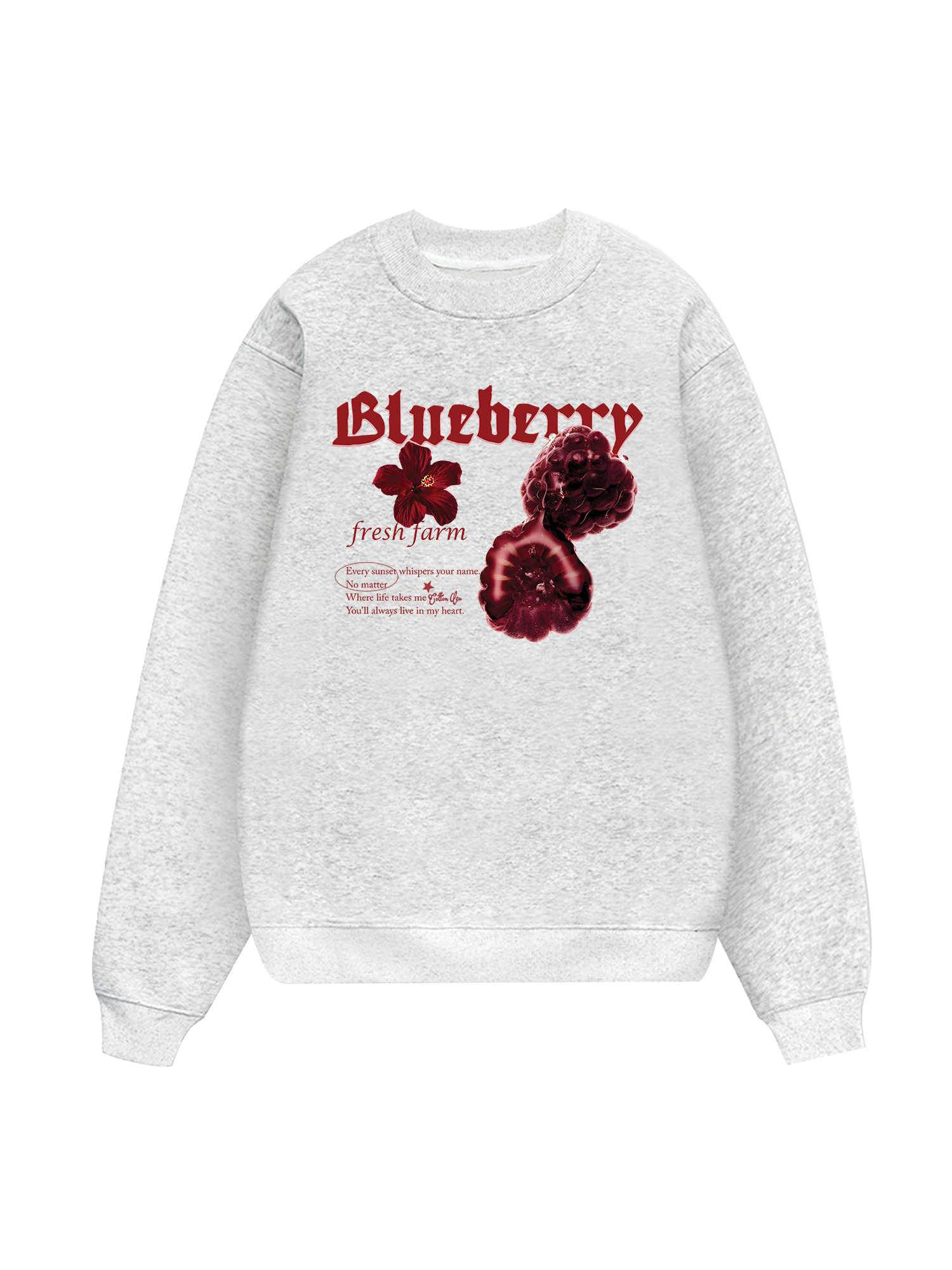 Tropical Blue Berry Sweater