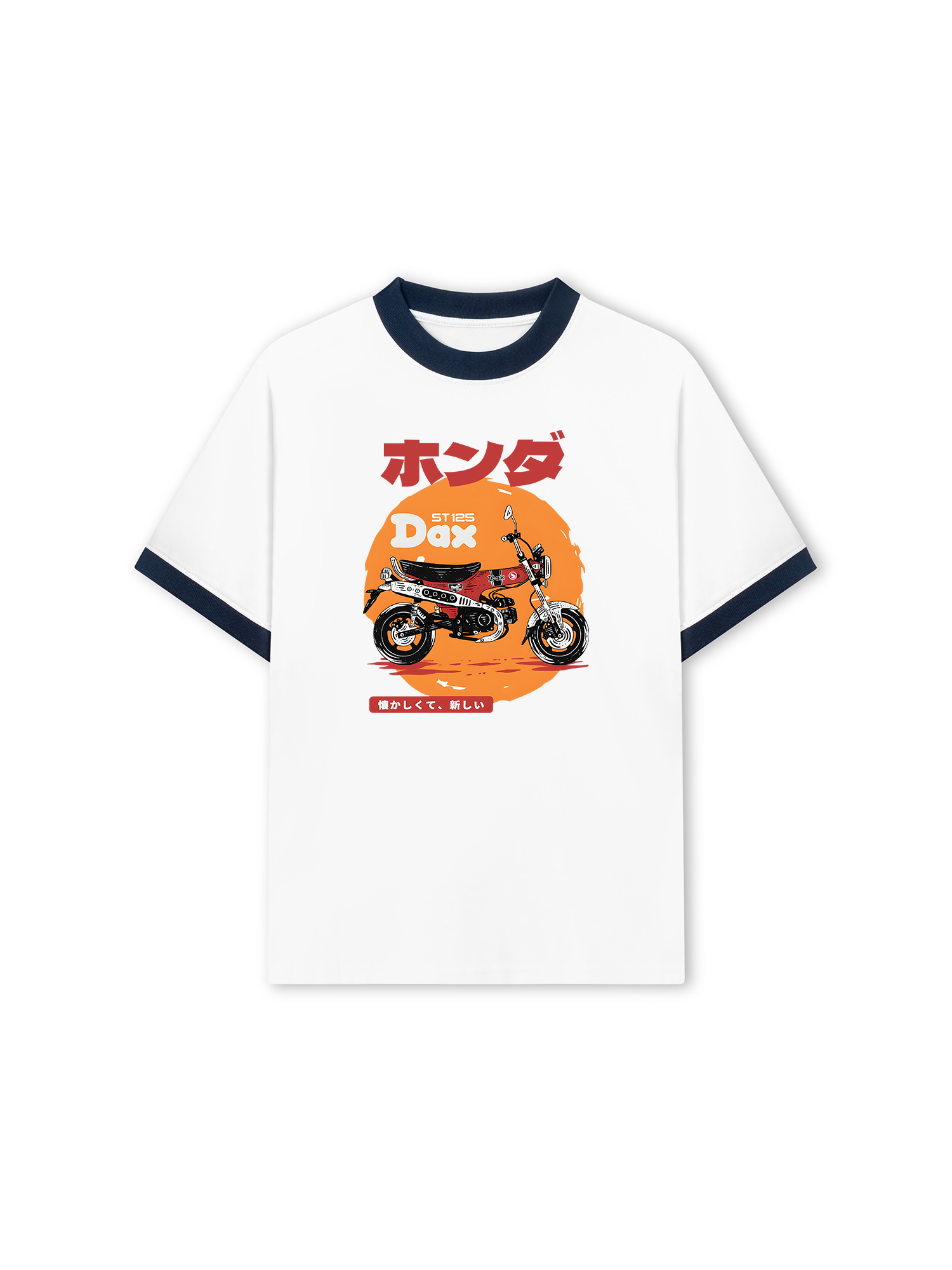 Áo Thun Ringer Relaxed Fit Honda ST125 dax