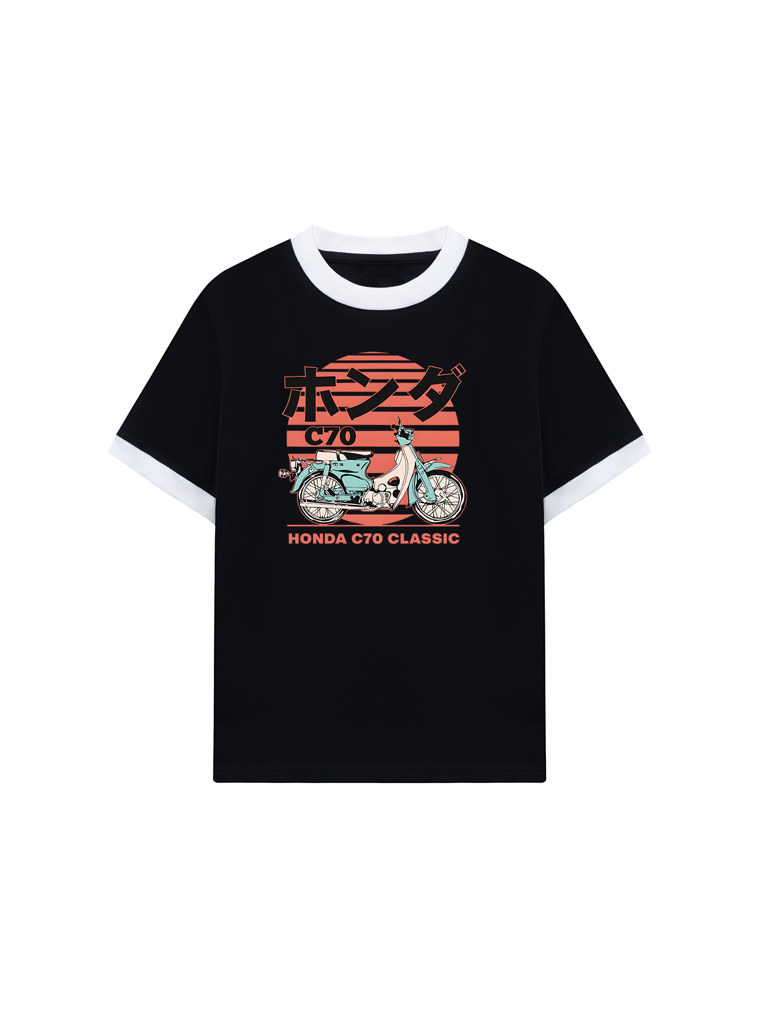 Áo Thun Ringer Relaxed Fit Honda C70 CLASSIC