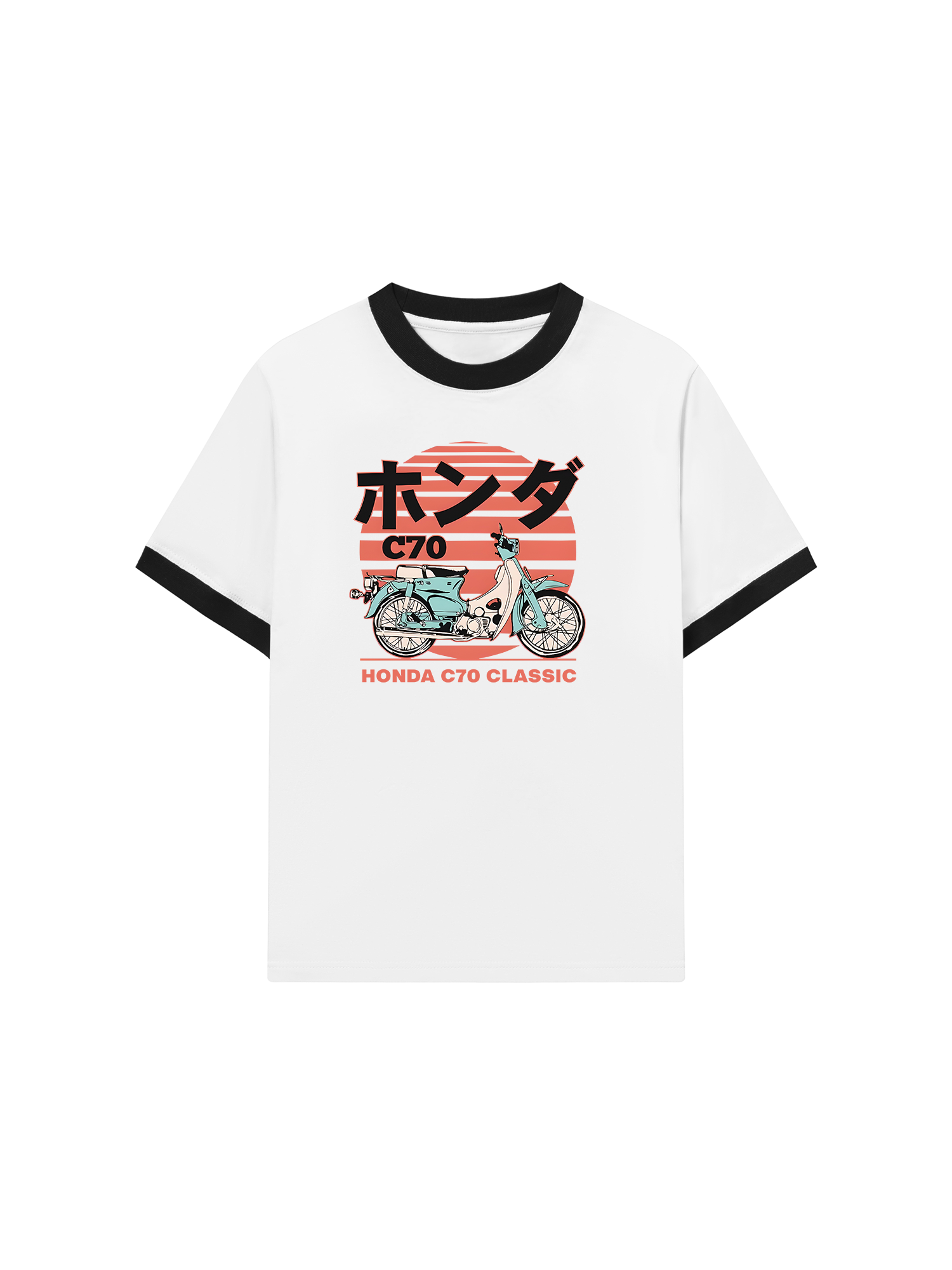 Áo Thun Ringer Relaxed Fit Honda C70 CLASSIC