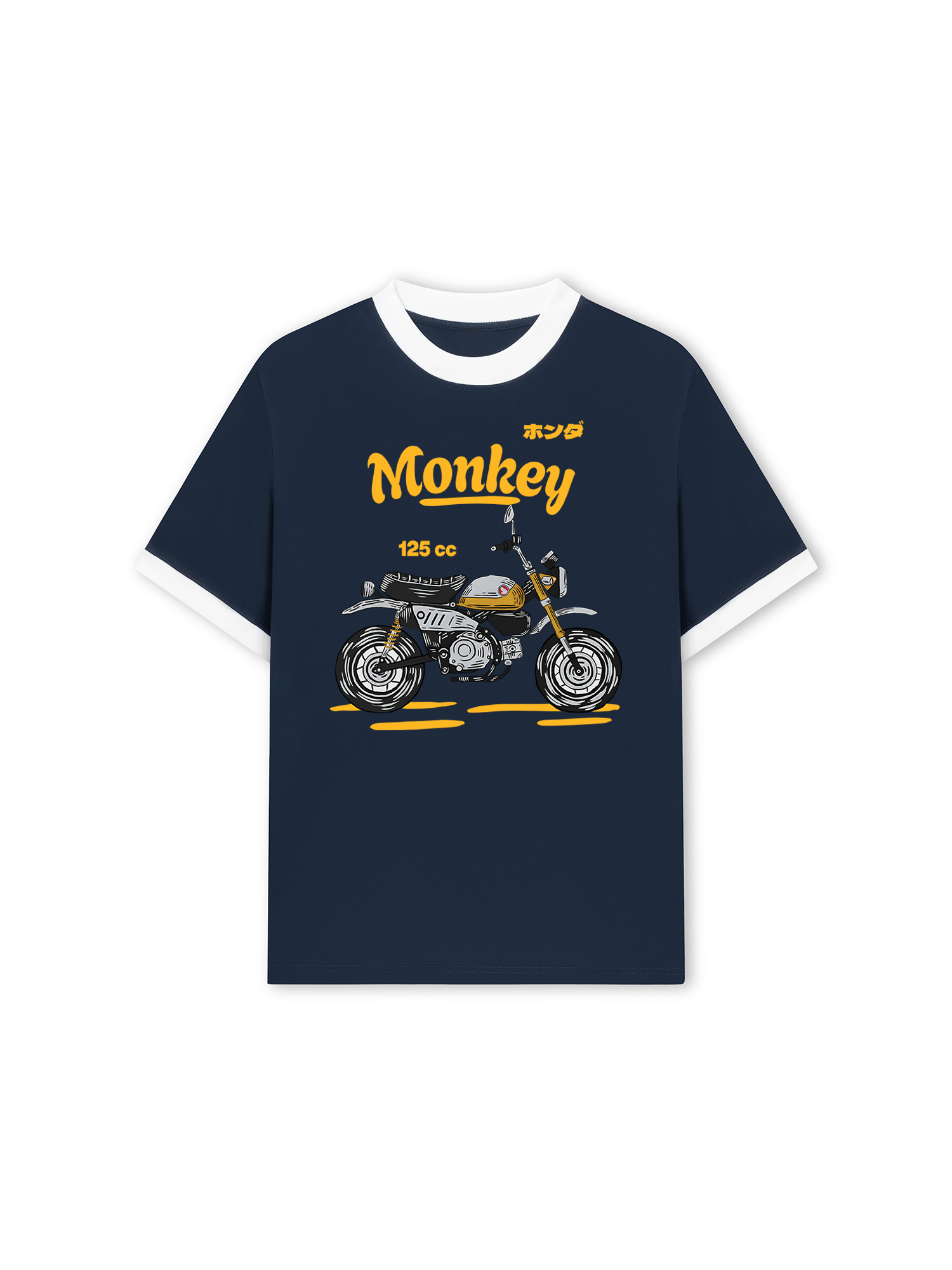 Áo Thun Ringer Relaxed Fit Monkey 125cc