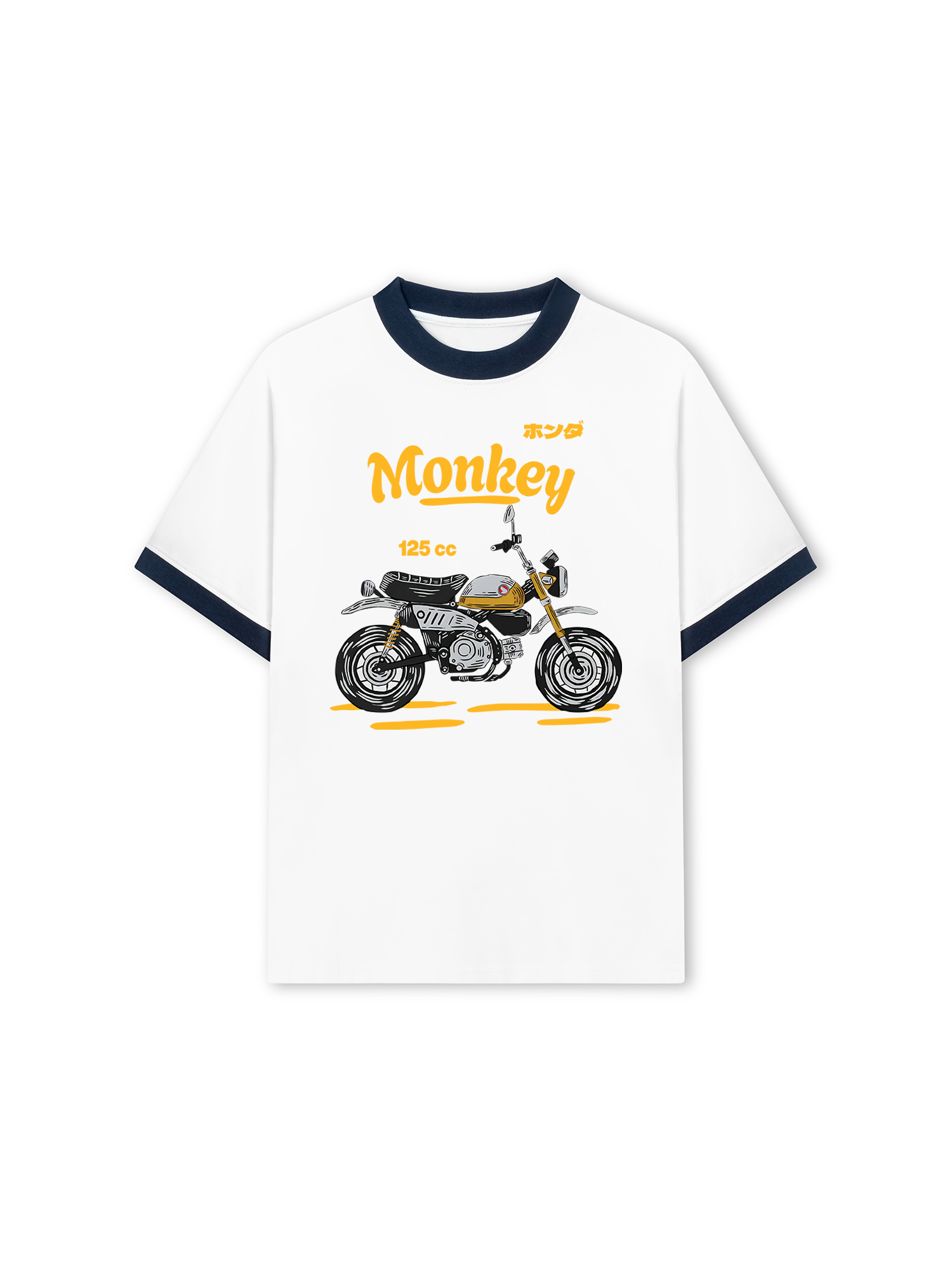 Áo Thun Ringer Relaxed Fit Monkey 125cc