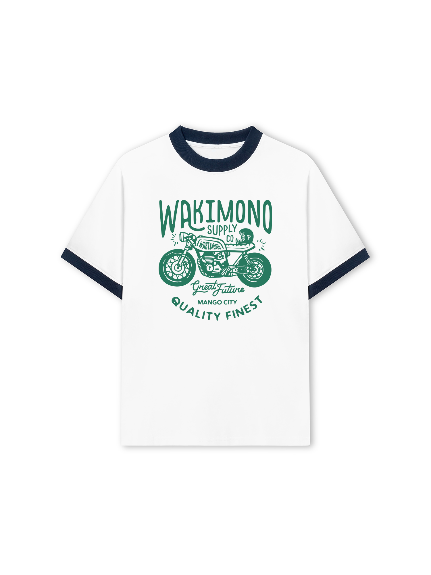 Áo Thun Ringer Relaxed Fit  WAKIMONO-01