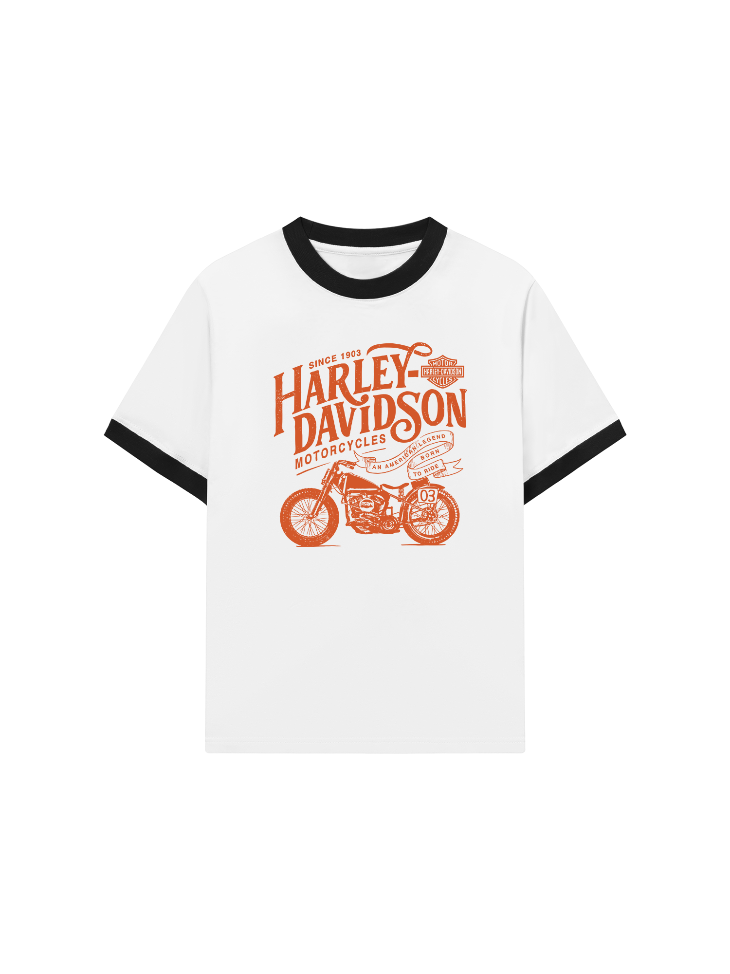 Áo Thun Ringer Relaxed Fit  Motorcycles Harley Davidson