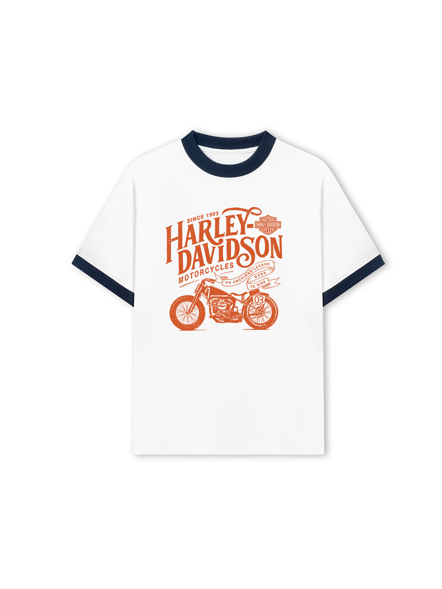 Áo Thun Ringer Relaxed Fit  Motorcycles Harley Davidson