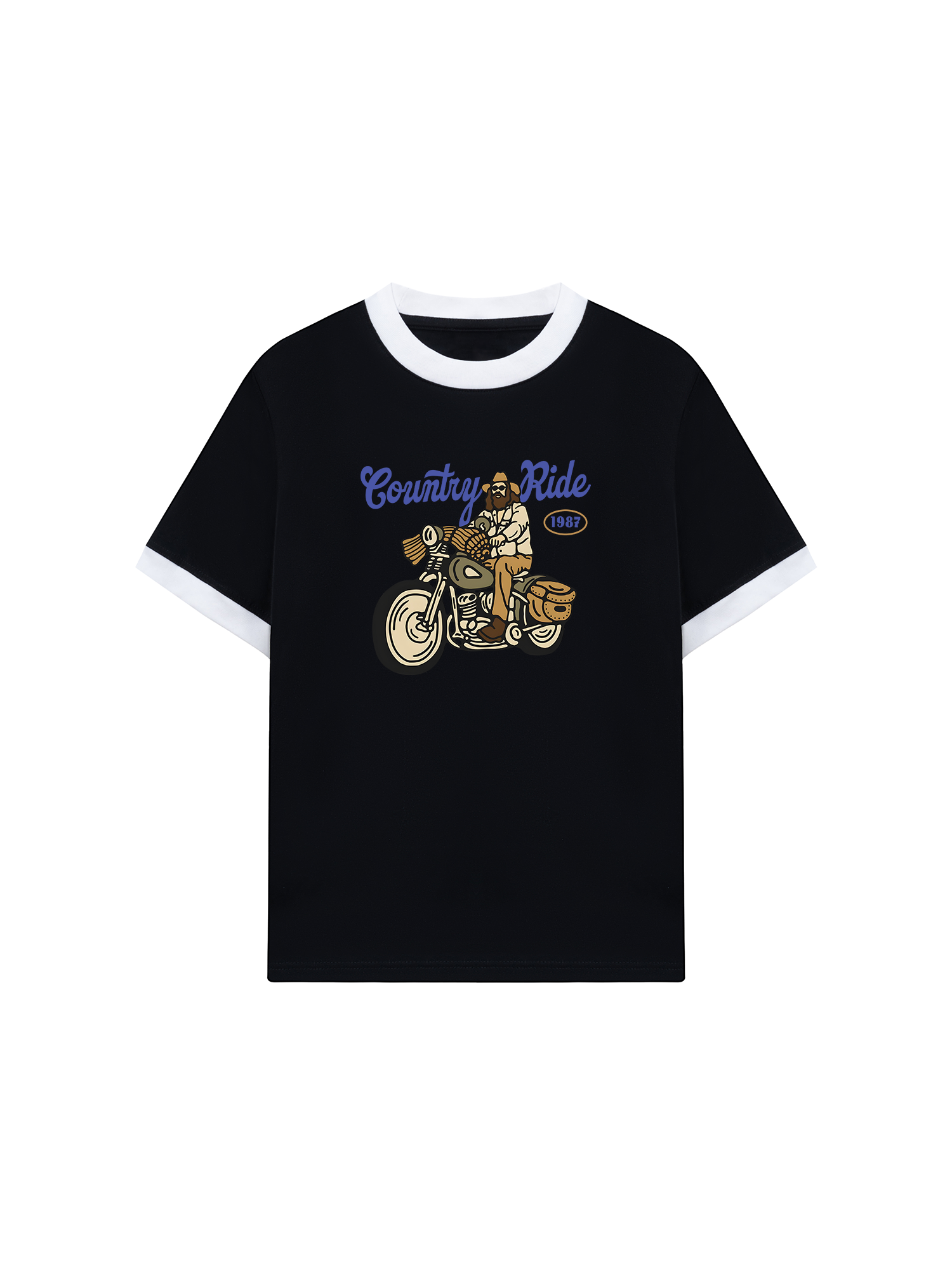 Áo Thun Ringer Relaxed Fit Country Ride