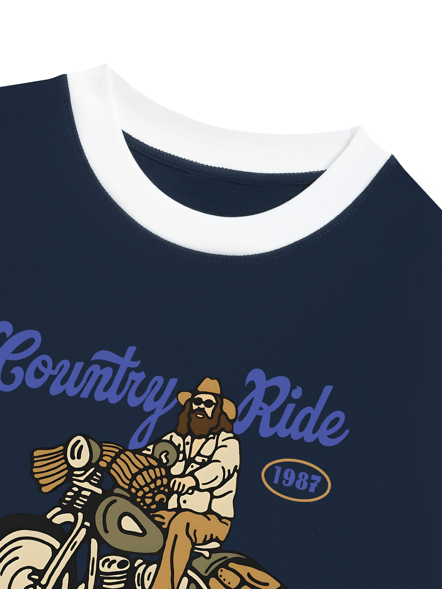 Áo Thun Ringer Relaxed Fit Country Ride
