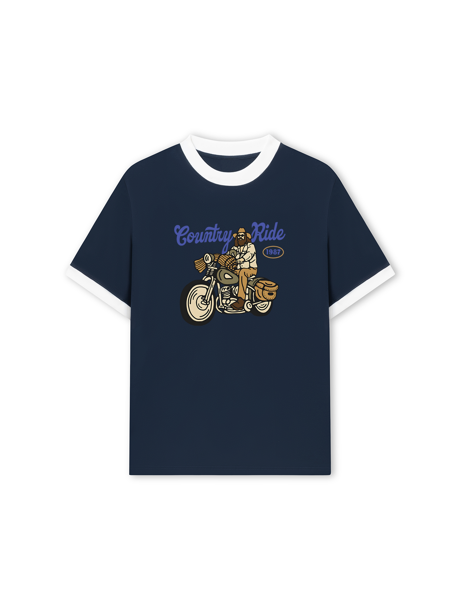 Áo Thun Ringer Relaxed Fit Country Ride