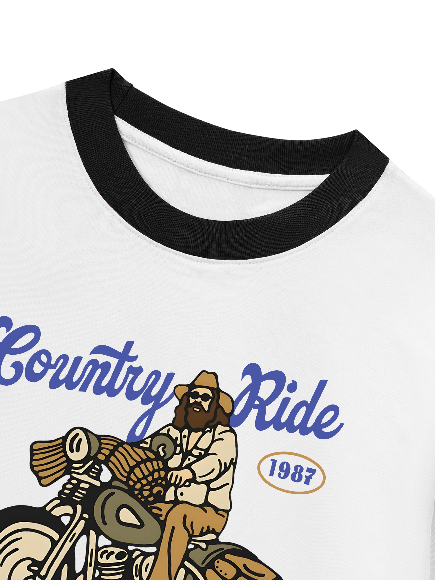 Áo Thun Ringer Relaxed Fit Country Ride