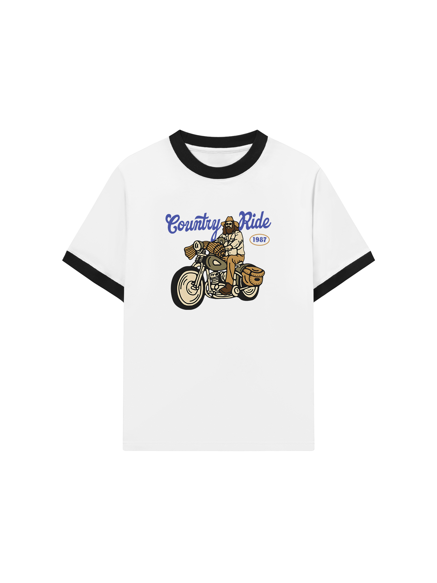 Áo Thun Ringer Relaxed Fit Country Ride