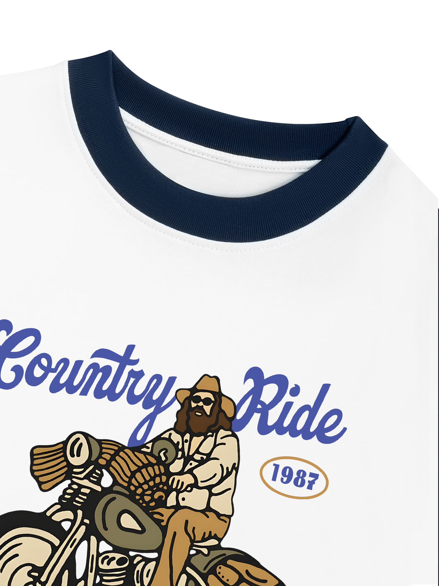 Áo Thun Ringer Relaxed Fit Country Ride