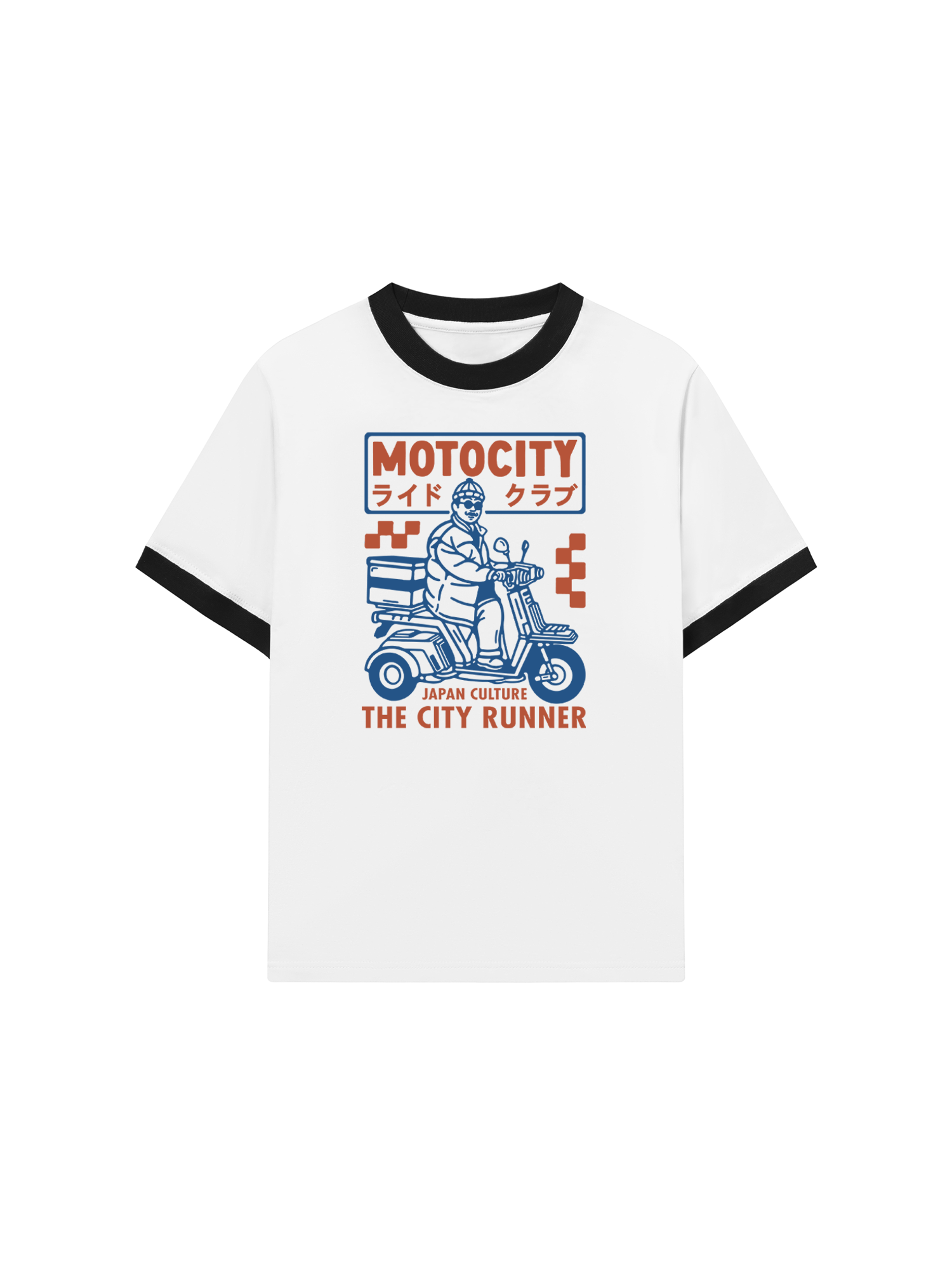 Áo Thun Ringer Relaxed Fit MOTOCITY