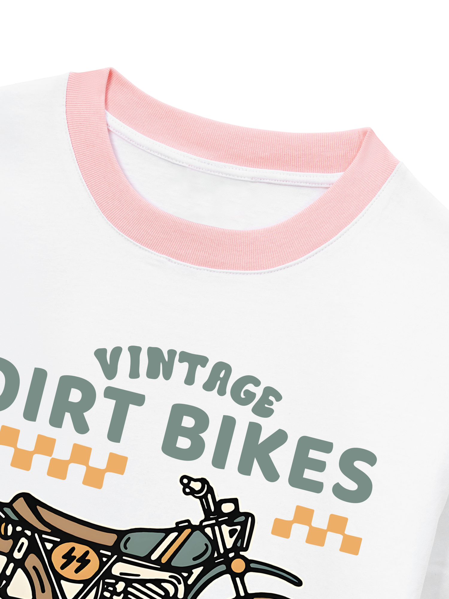 Áo Thun Ringer Relaxed Fit Vintage Dirt Bike