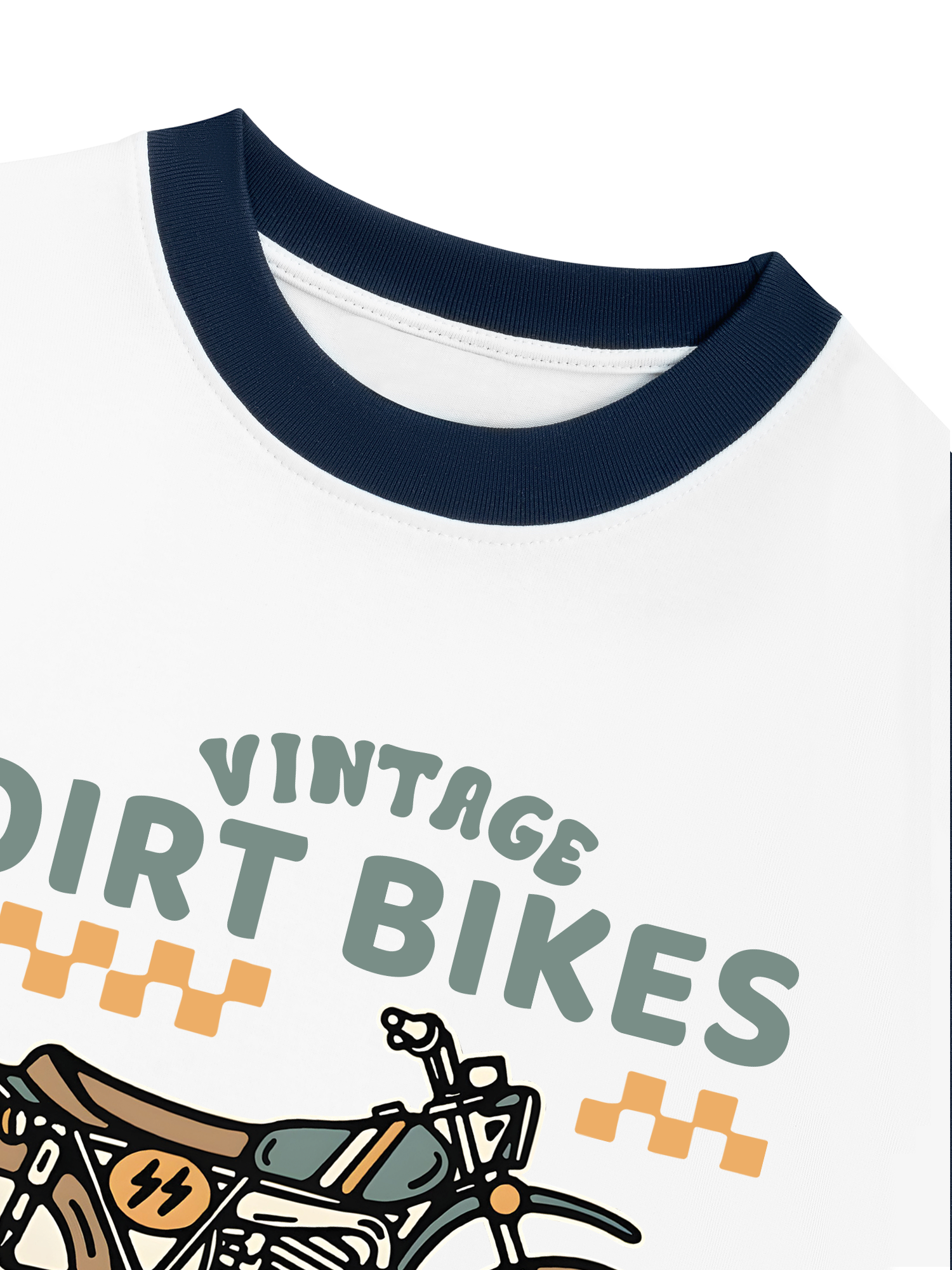 Áo Thun Ringer Relaxed Fit Vintage Dirt Bike