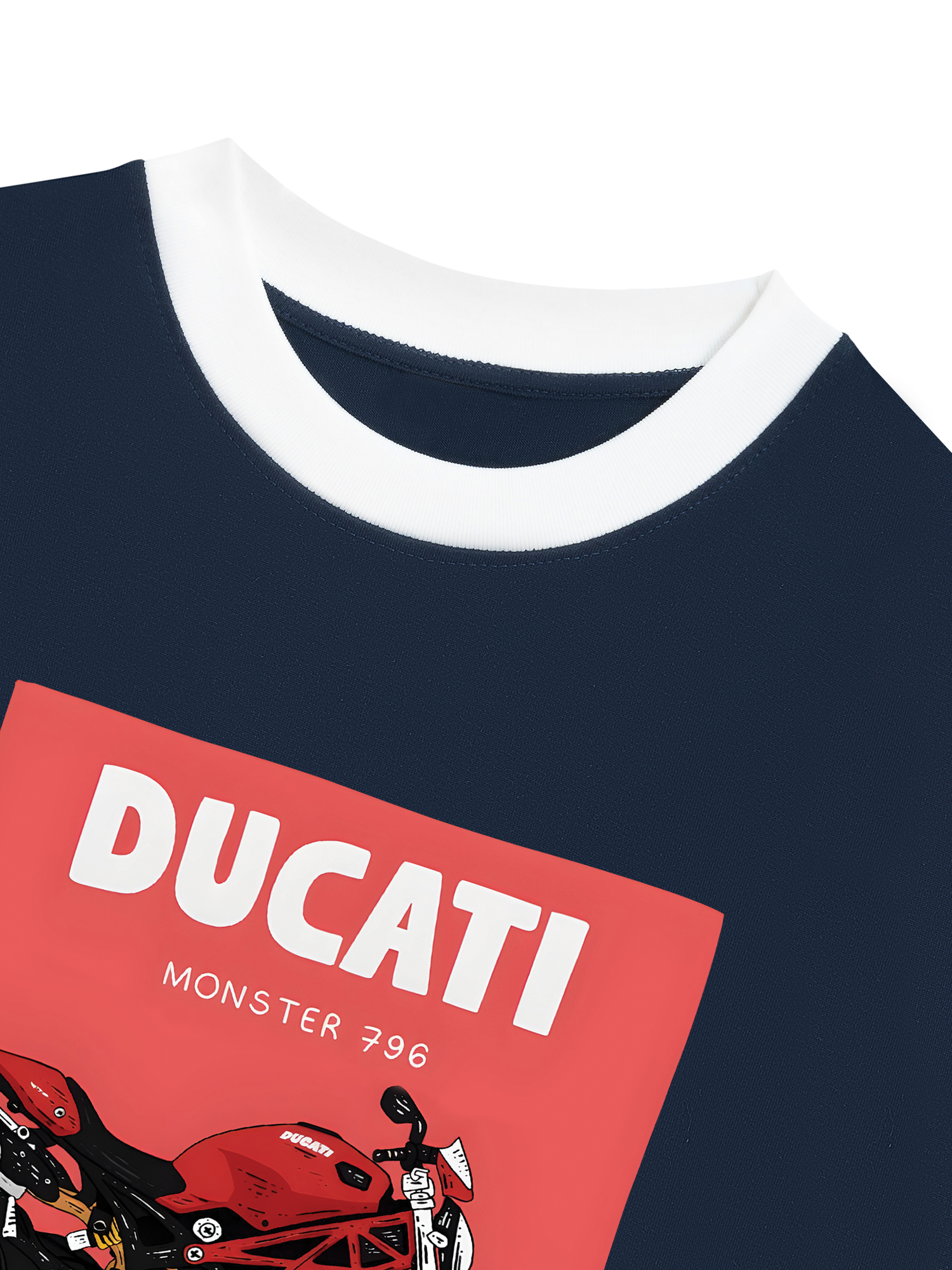 Áo Thun Ringer Relaxed Fit Ducati Monster 796