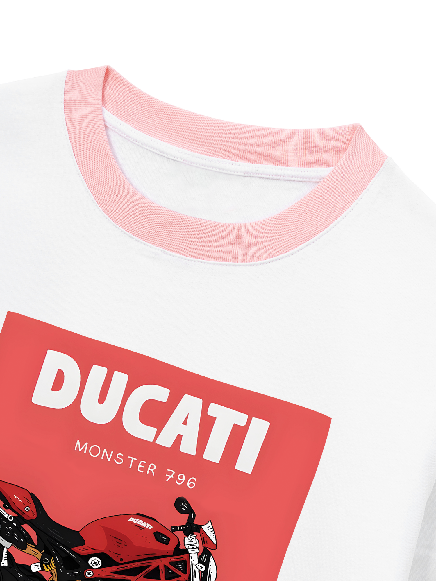 Áo Thun Ringer Relaxed Fit Ducati Monster 796