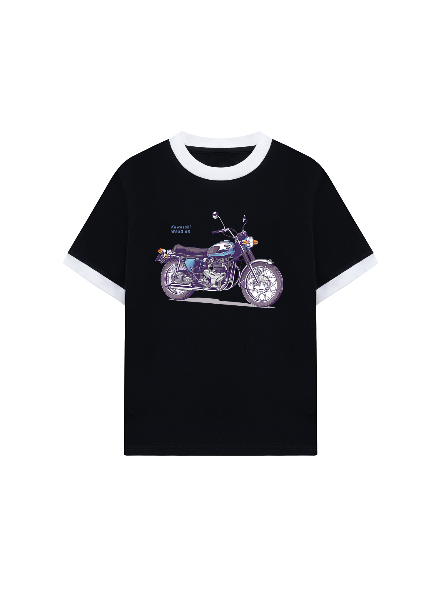 Áo Thun Ringer Relaxed Fit Kawasaki W650-68