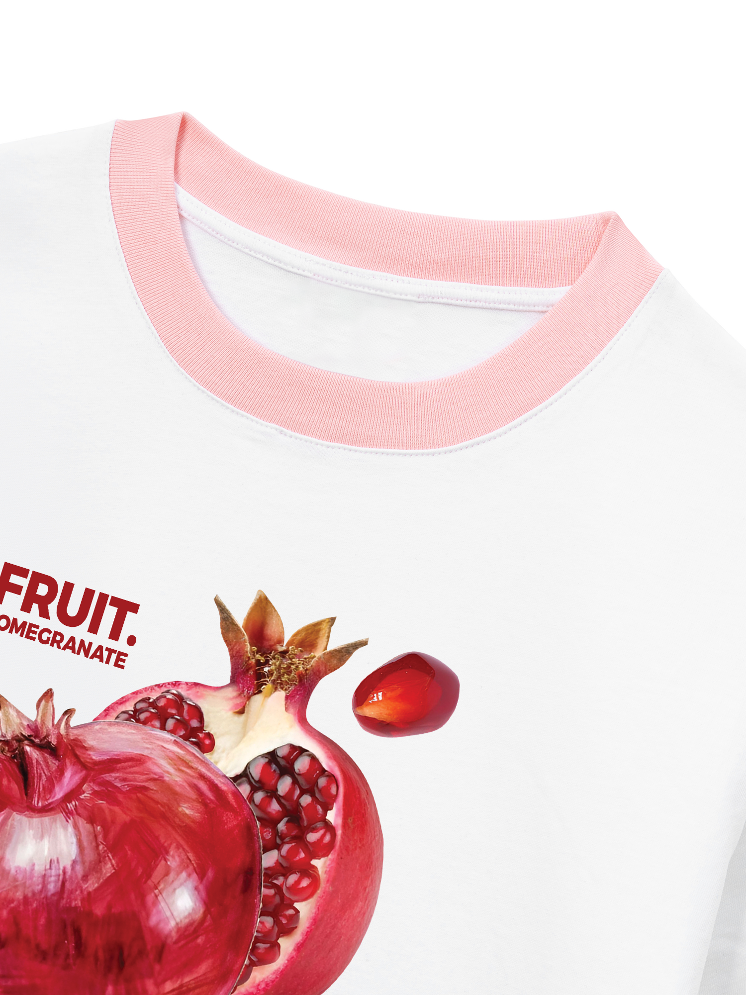 Áo Thun Ringer Relaxed Fit Tropical Pomegranate