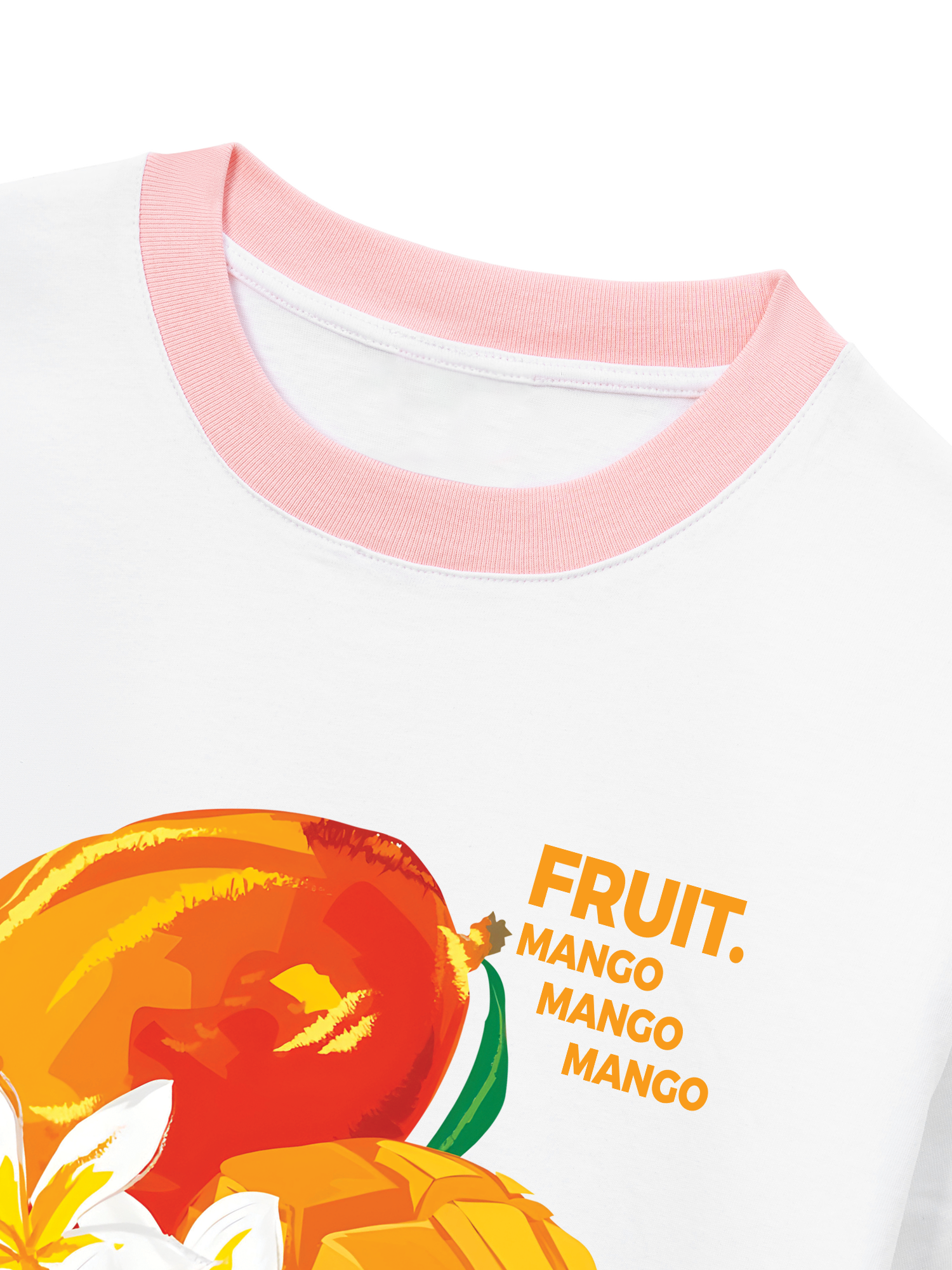 Áo Thun Ringer Relaxed Fit Tropical Mango