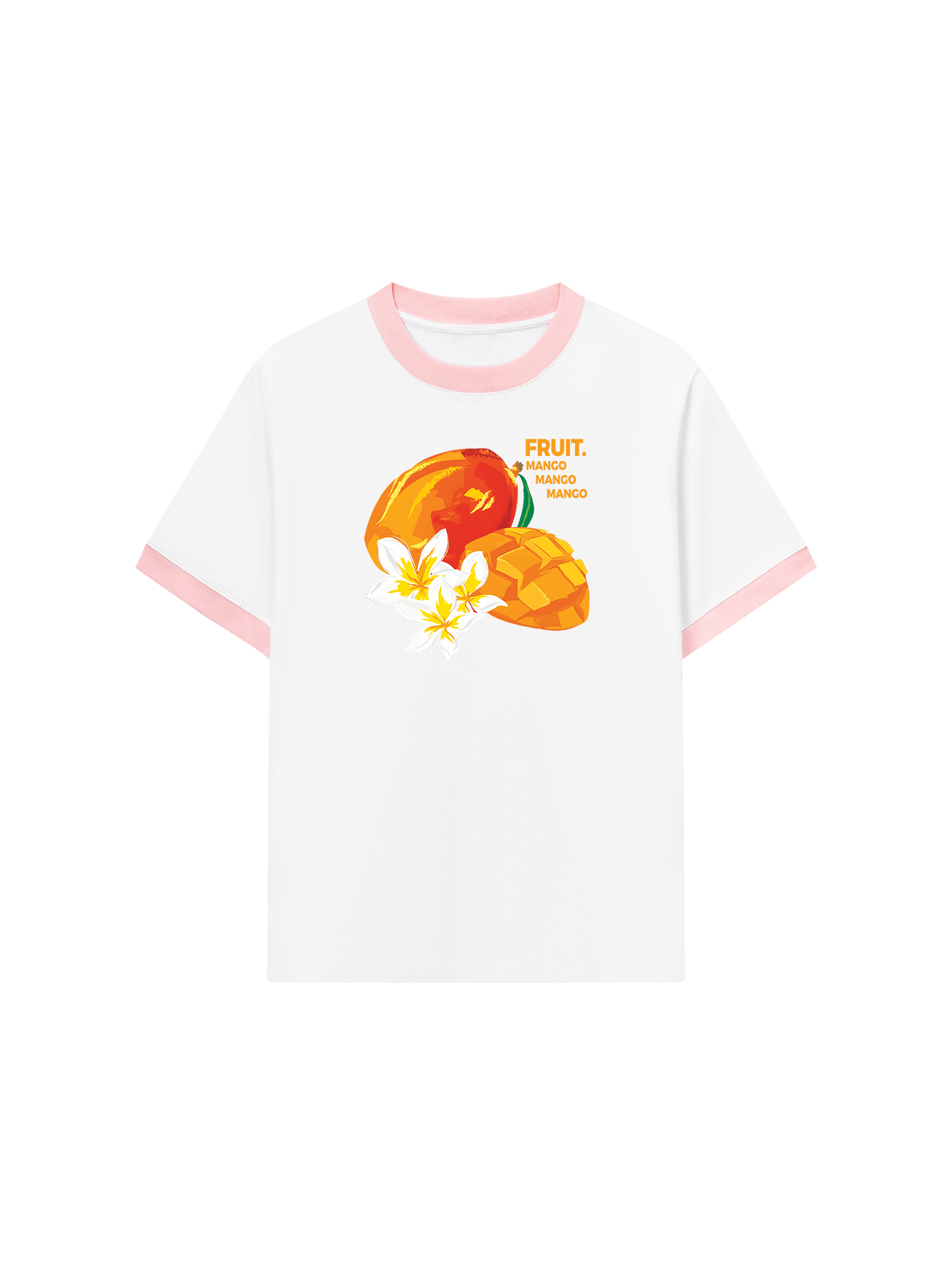 Áo Thun Ringer Relaxed Fit Tropical Mango