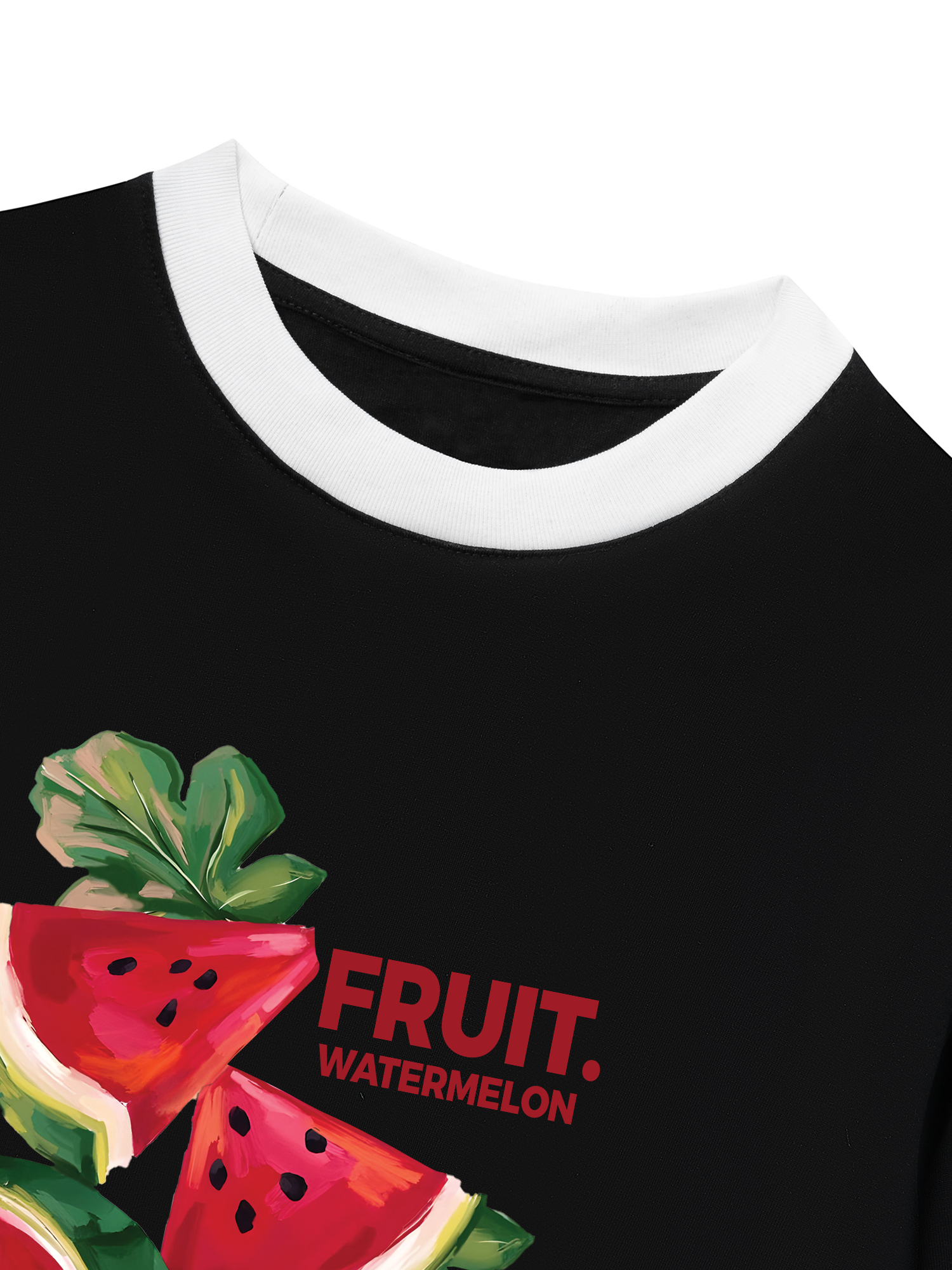 Áo Thun Ringer Relaxed Fit Tropical Watermelon