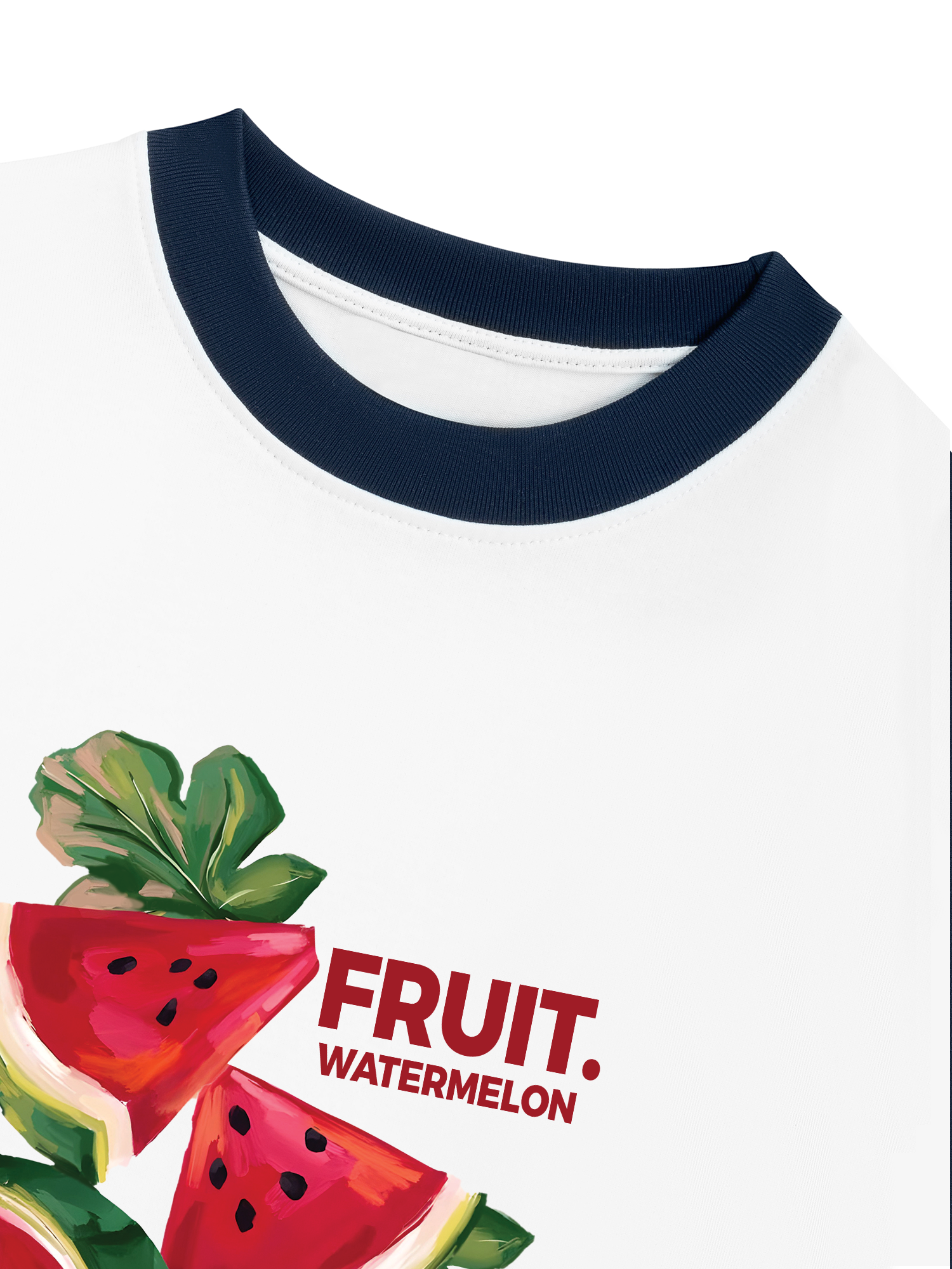 Áo Thun Ringer Relaxed Fit Tropical Watermelon