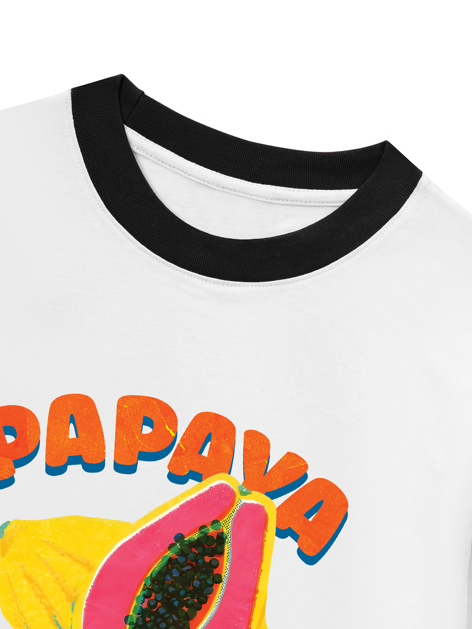 Áo Thun Ringer Relaxed Fit Tropical Papaya