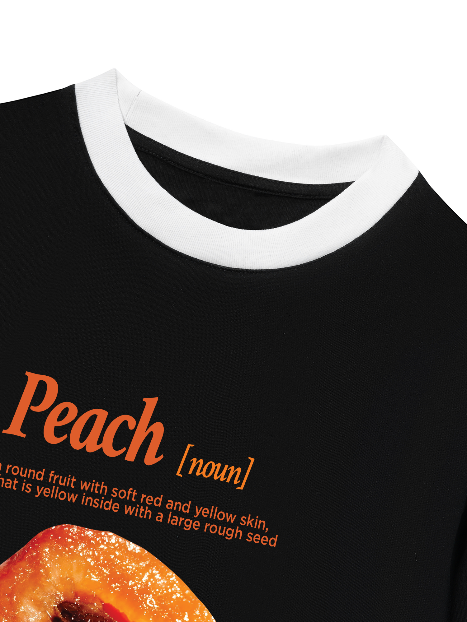 Áo Thun Ringer Relaxed Fit Tropical Peach