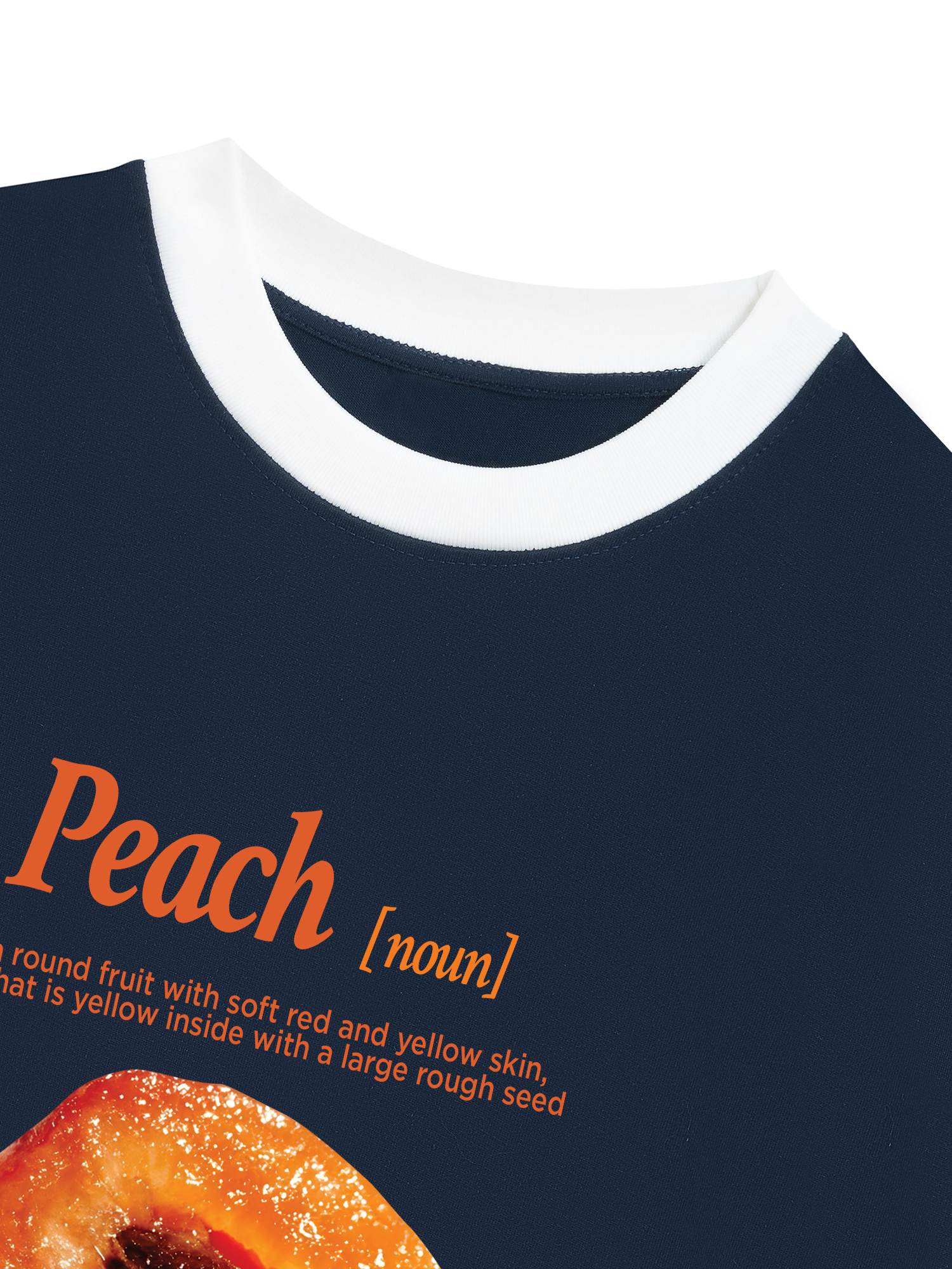 Áo Thun Ringer Relaxed Fit Tropical Peach
