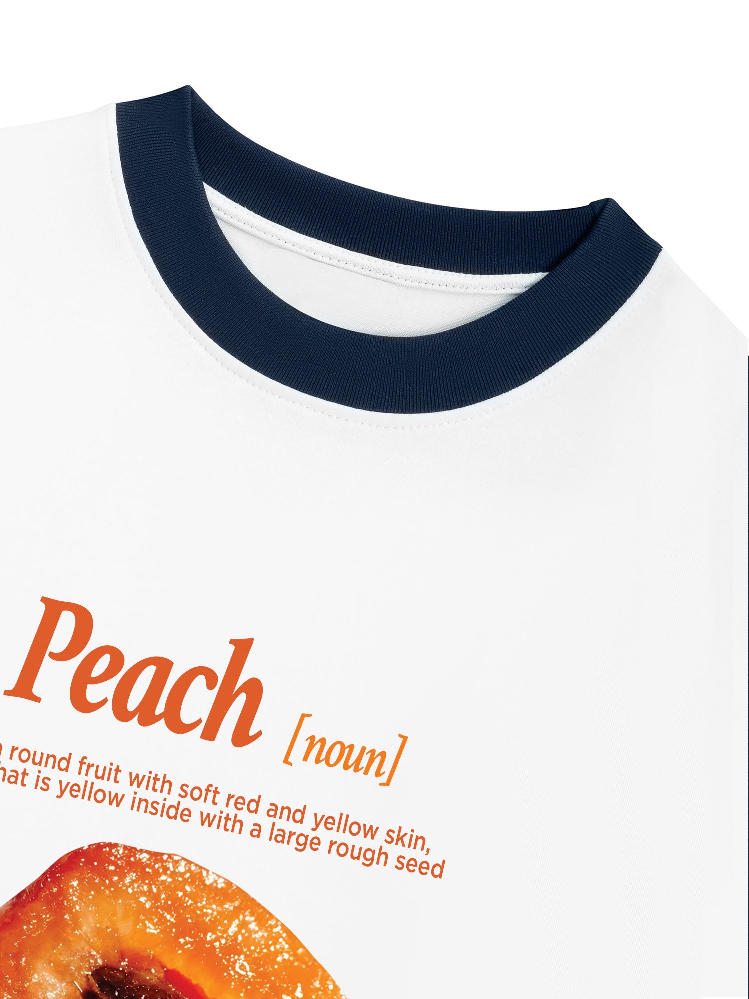 Áo Thun Ringer Relaxed Fit Tropical Peach