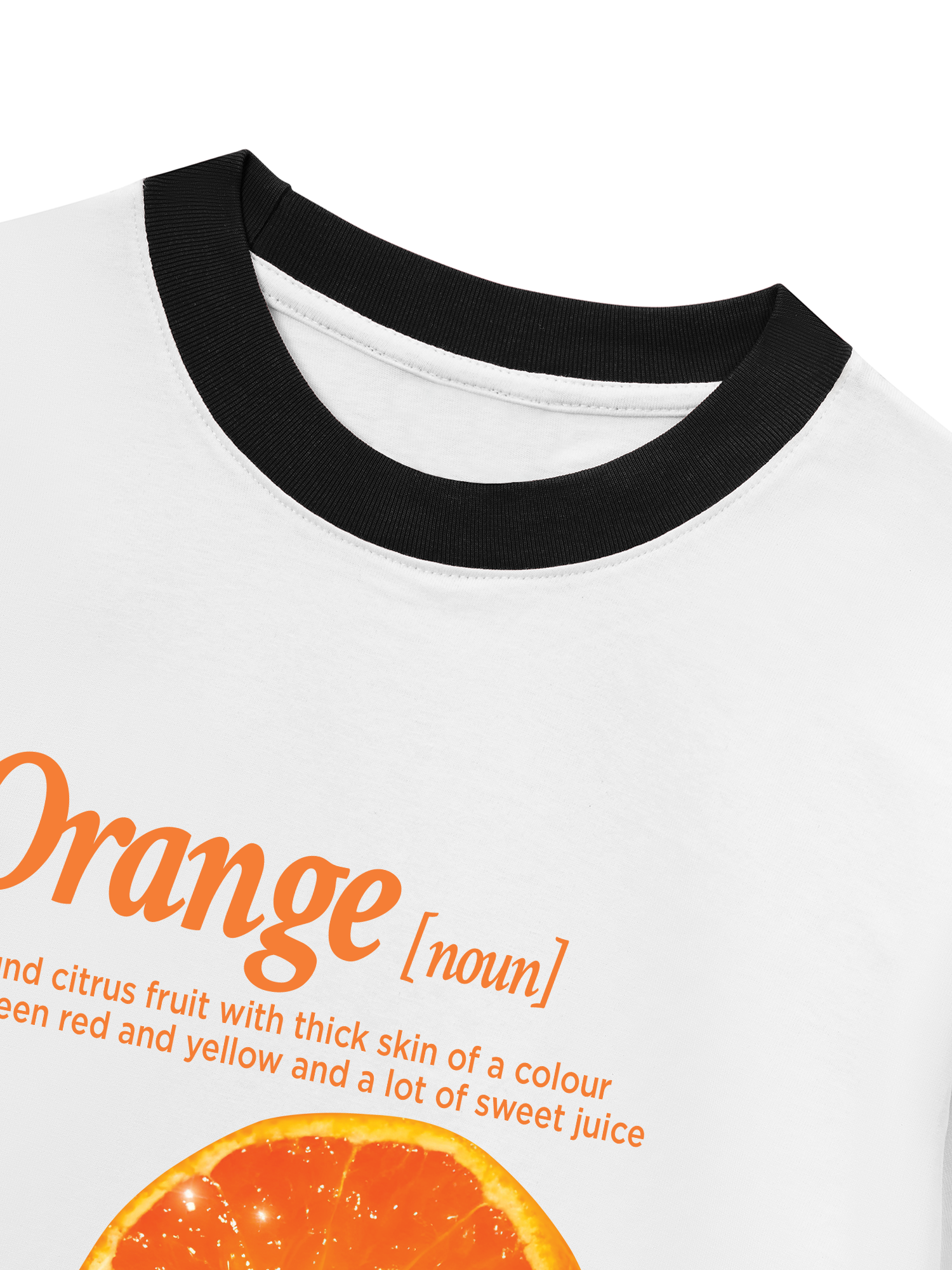 Áo Thun Ringer Relaxed Fit Tropical Orange