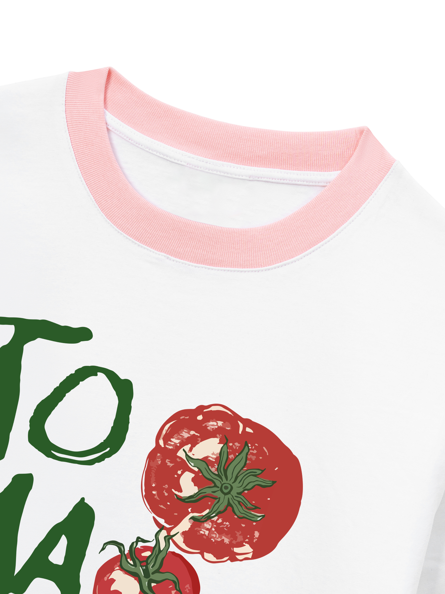 Áo Thun Ringer Relaxed Fit Tropical Tomato