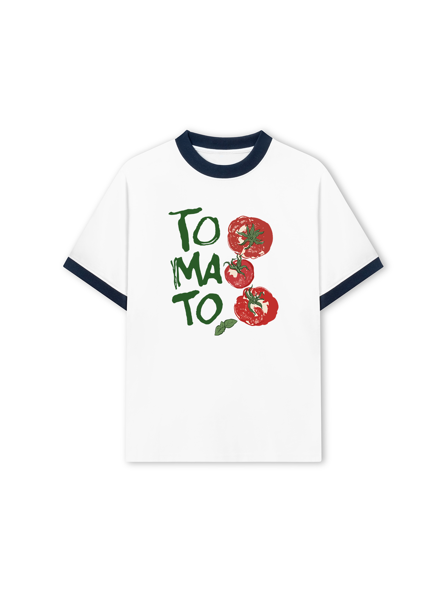 Áo Thun Ringer Relaxed Fit Tropical Tomato