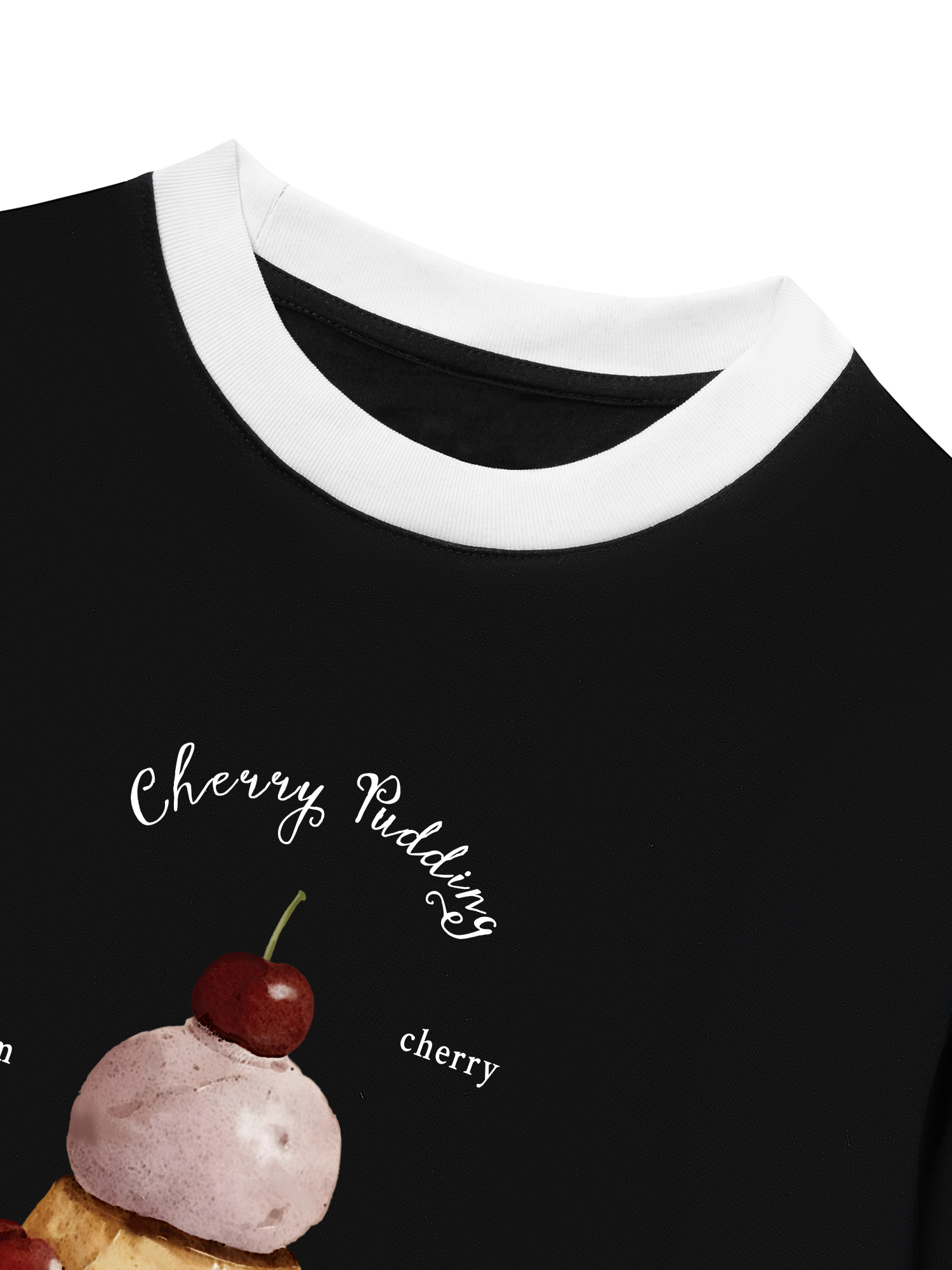 Áo Thun Ringer Relaxed Fit Tropical Cherry Pudding