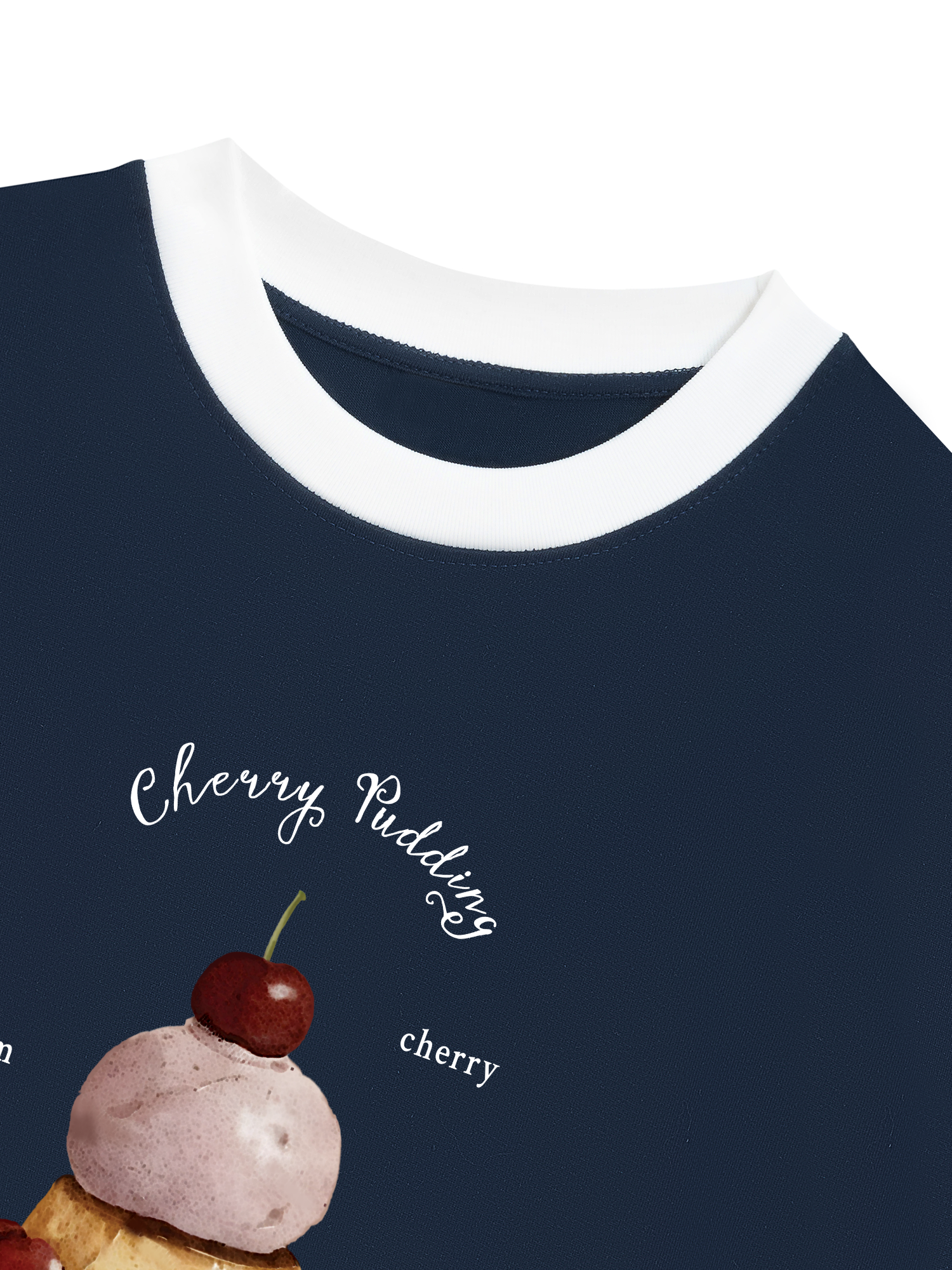 Áo Thun Ringer Relaxed Fit Tropical Cherry Pudding