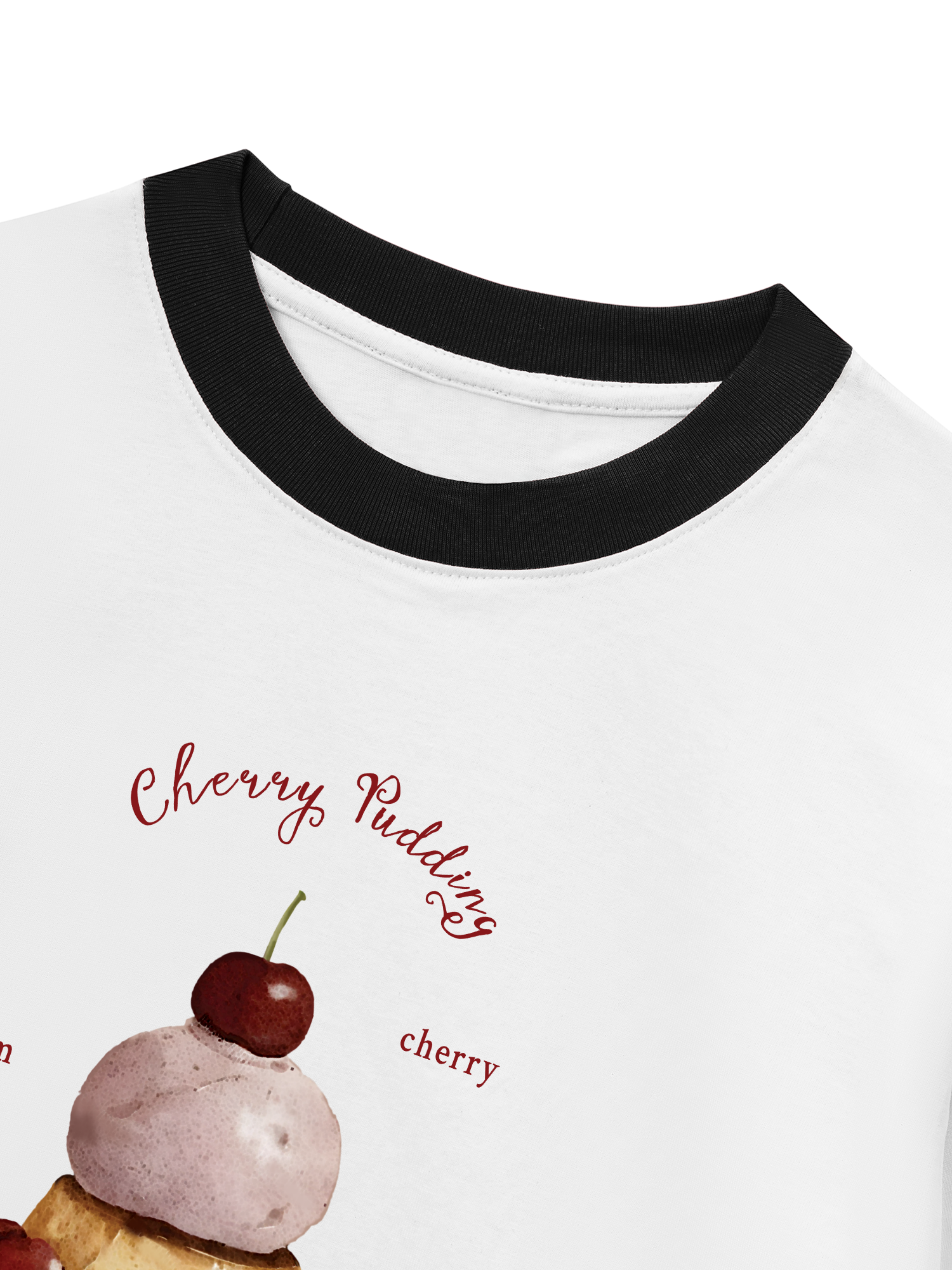 Áo Thun Ringer Relaxed Fit Tropical Cherry Pudding