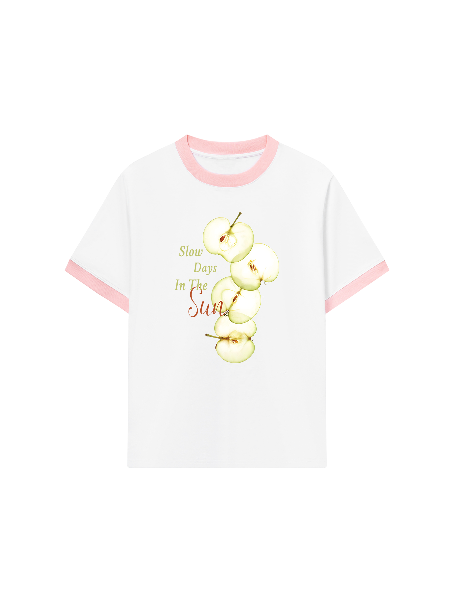 Áo Thun Ringer Relaxed Fit Tropical Slow Days In The Sun