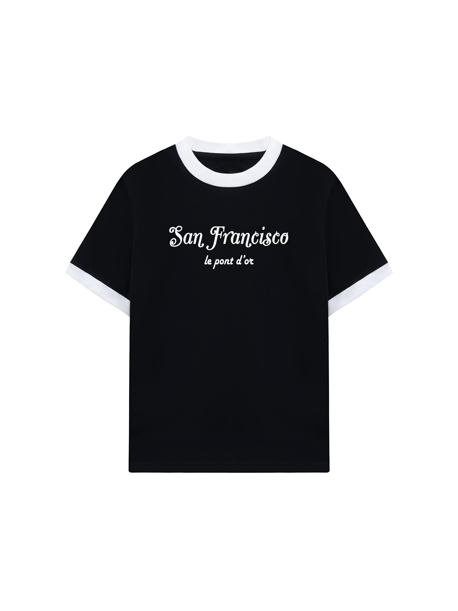 Áo Thun Ringer Relaxed Fit City San Fracisco