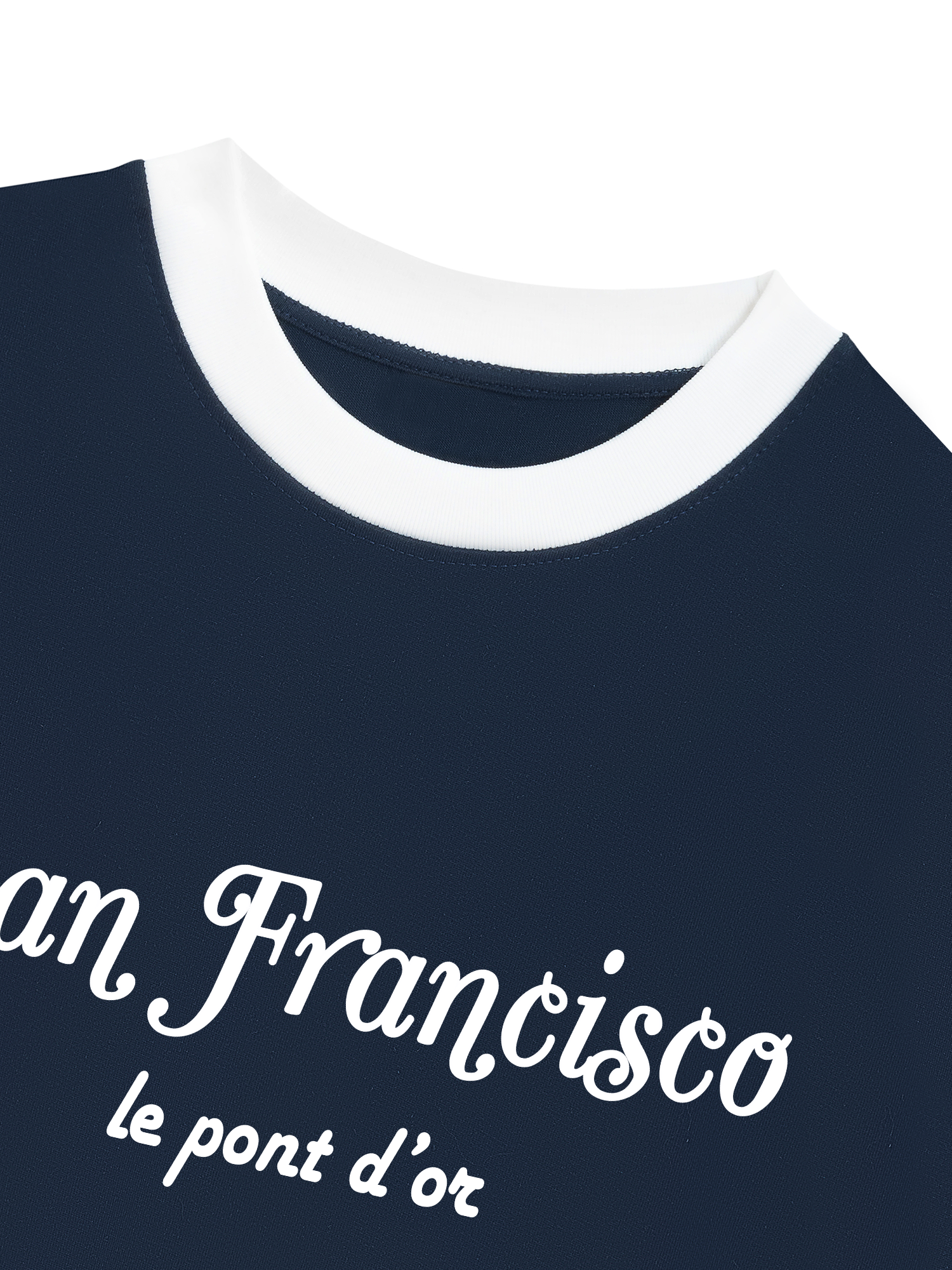Áo Thun Ringer Relaxed Fit City San Fracisco