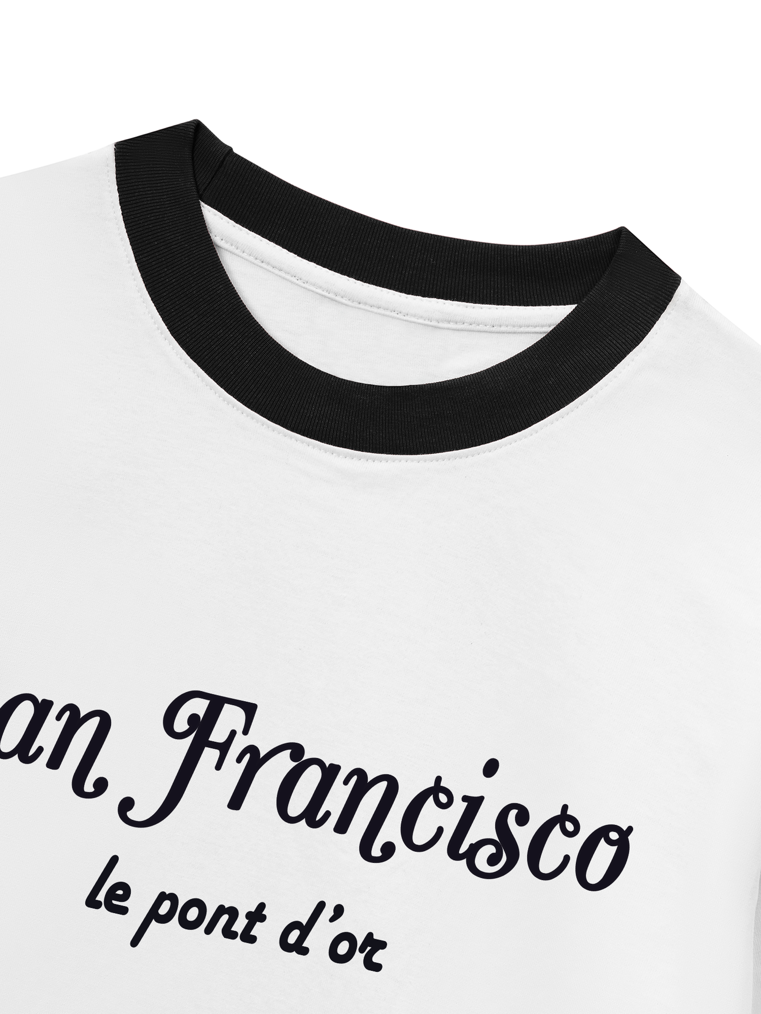 Áo Thun Ringer Relaxed Fit City San Fracisco