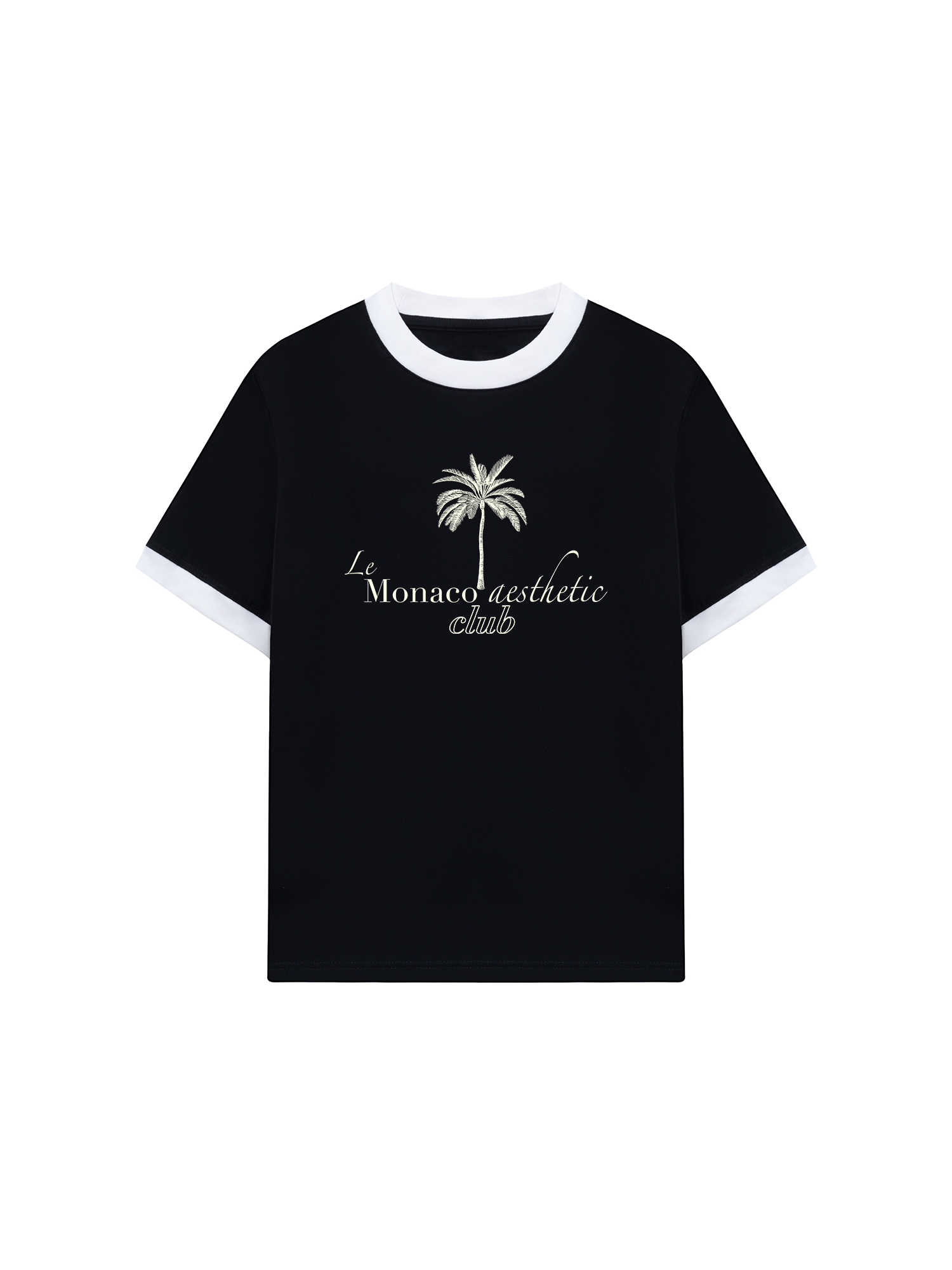 Áo Thun Ringer Relaxed Fit City Le Monaco Aesthetic