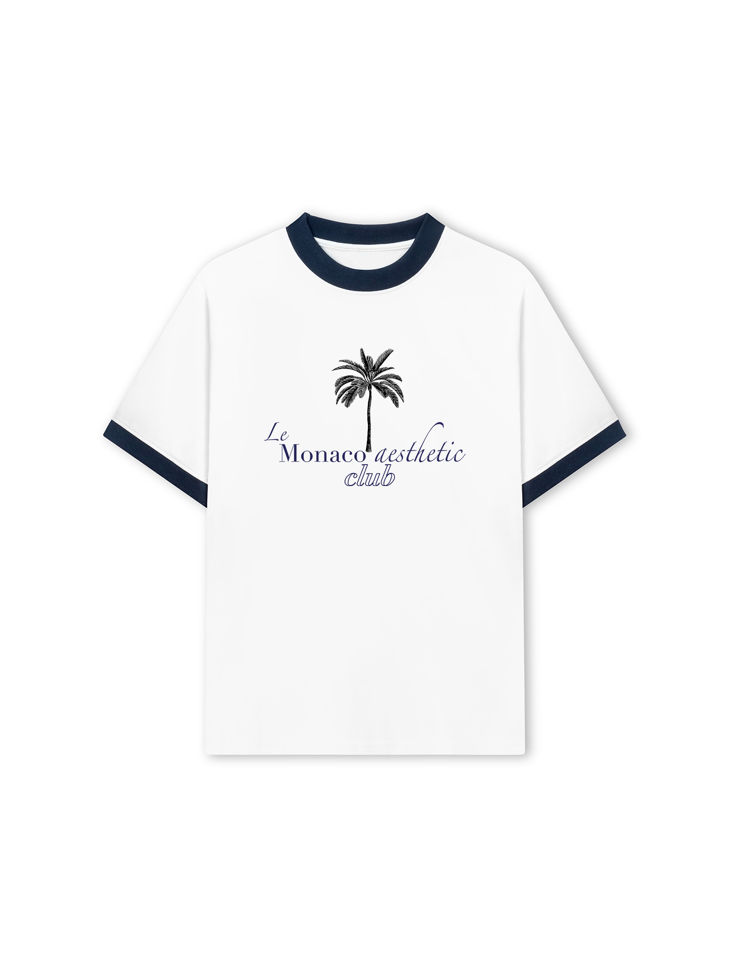 Áo Thun Ringer Relaxed Fit City Le Monaco Aesthetic