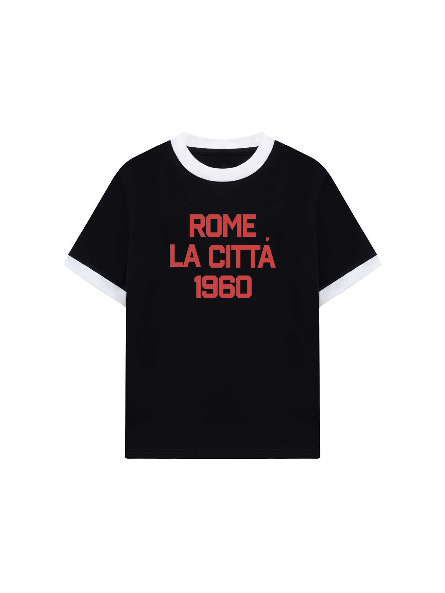 Áo Thun Ringer Relaxed Fit City Rome La Citta