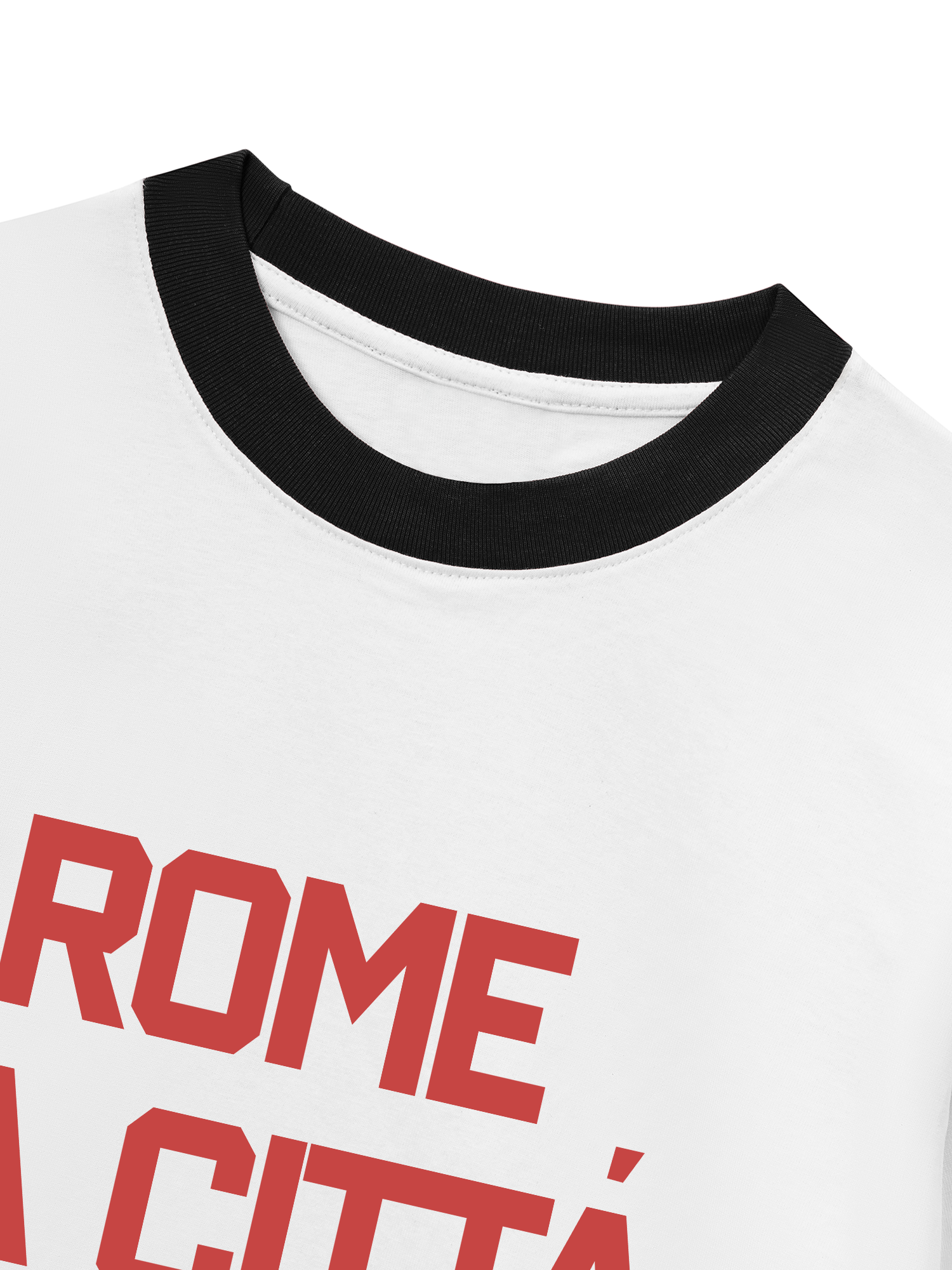 Áo Thun Ringer Relaxed Fit City Rome La Citta
