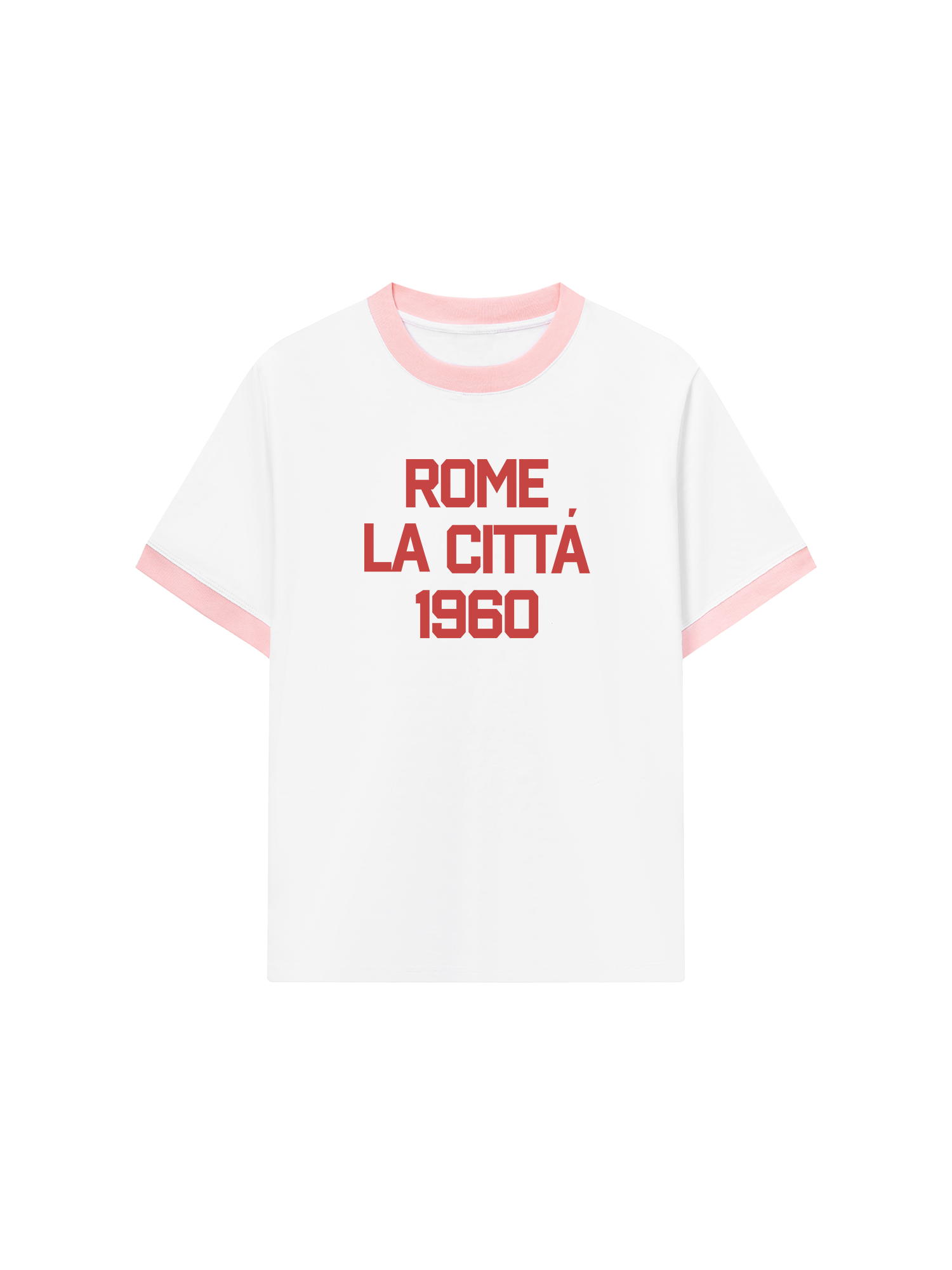 Áo Thun Ringer Relaxed Fit City Rome La Citta