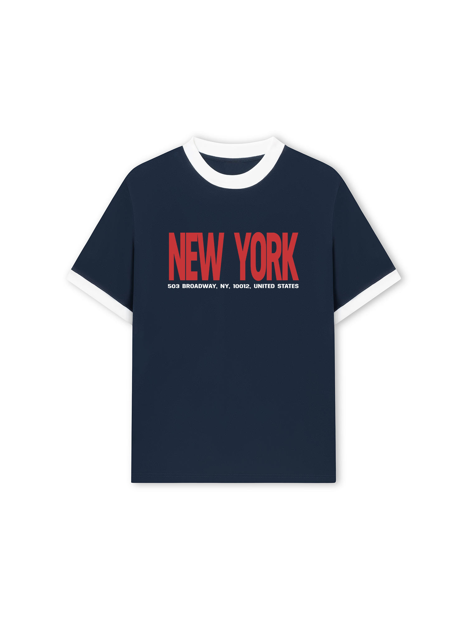 Áo Thun Ringer Relaxed Fit City New York